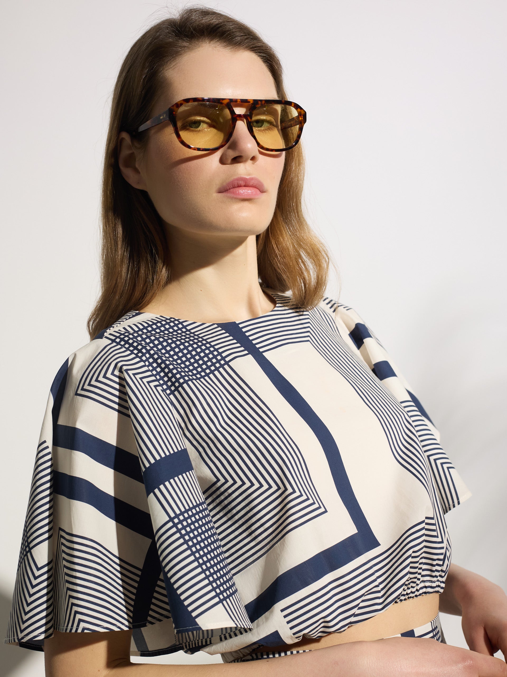Blusa unique estampado azul