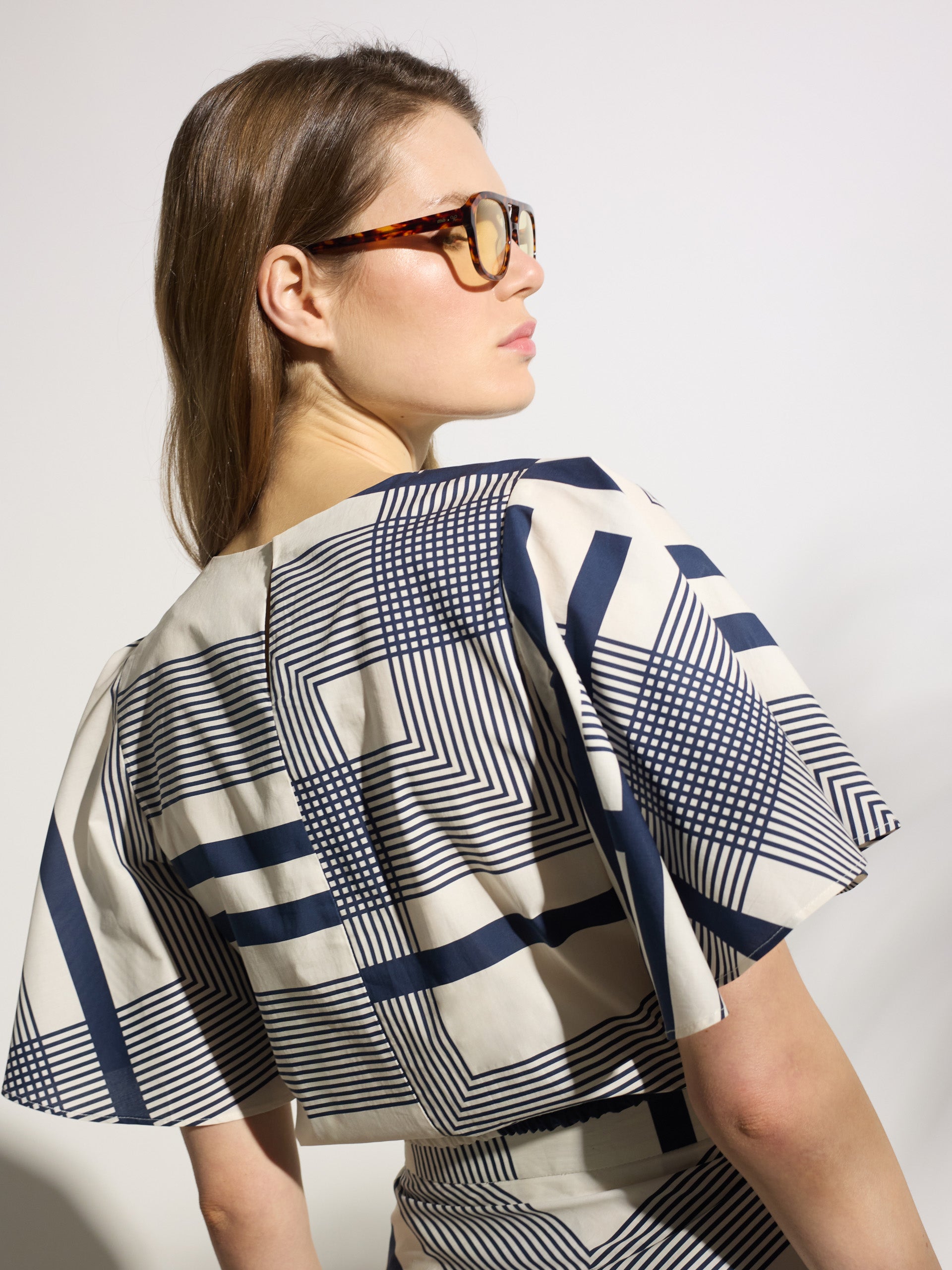 Blusa unique estampado azul