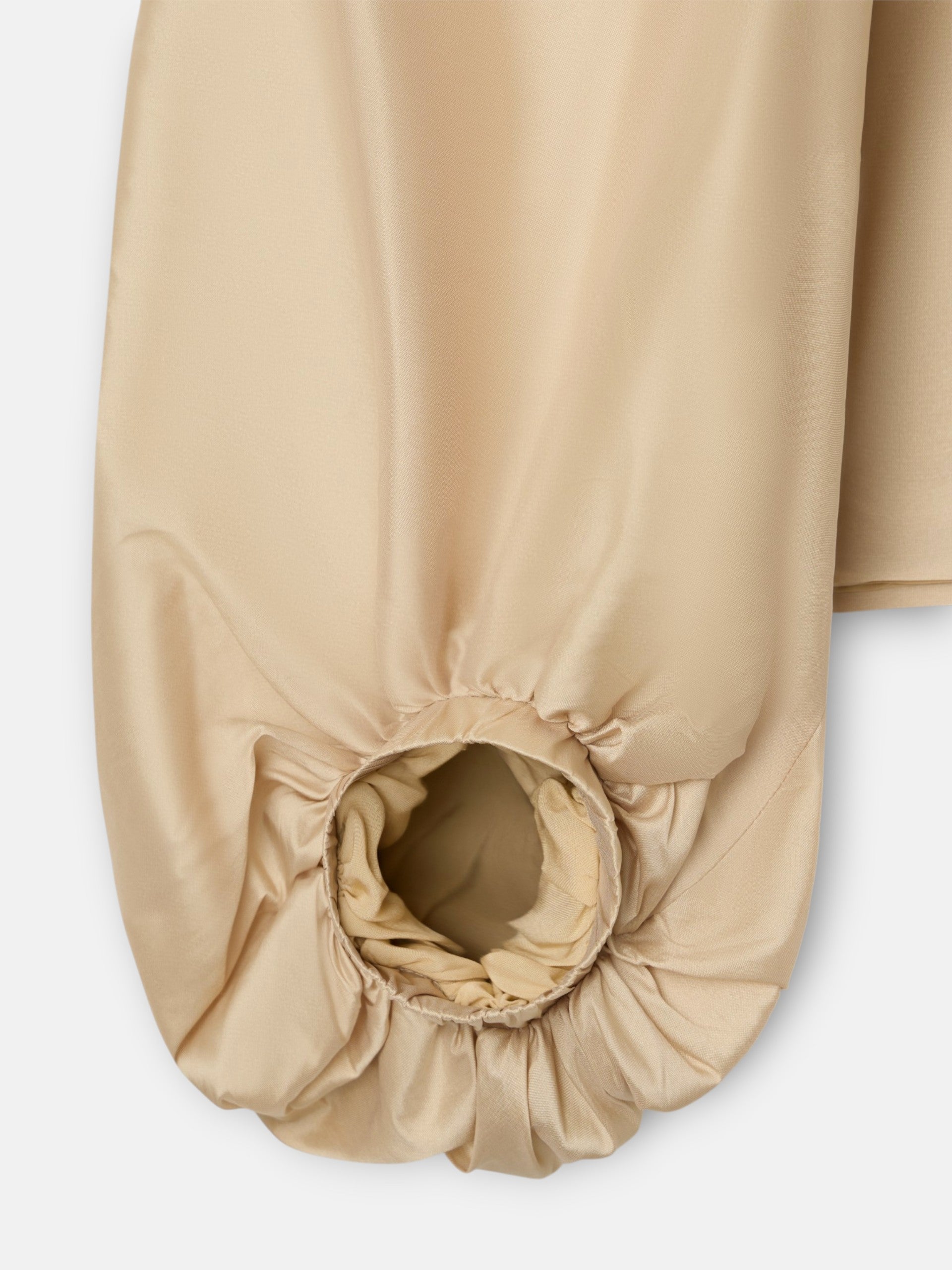 Blusa event collection manga farol beige