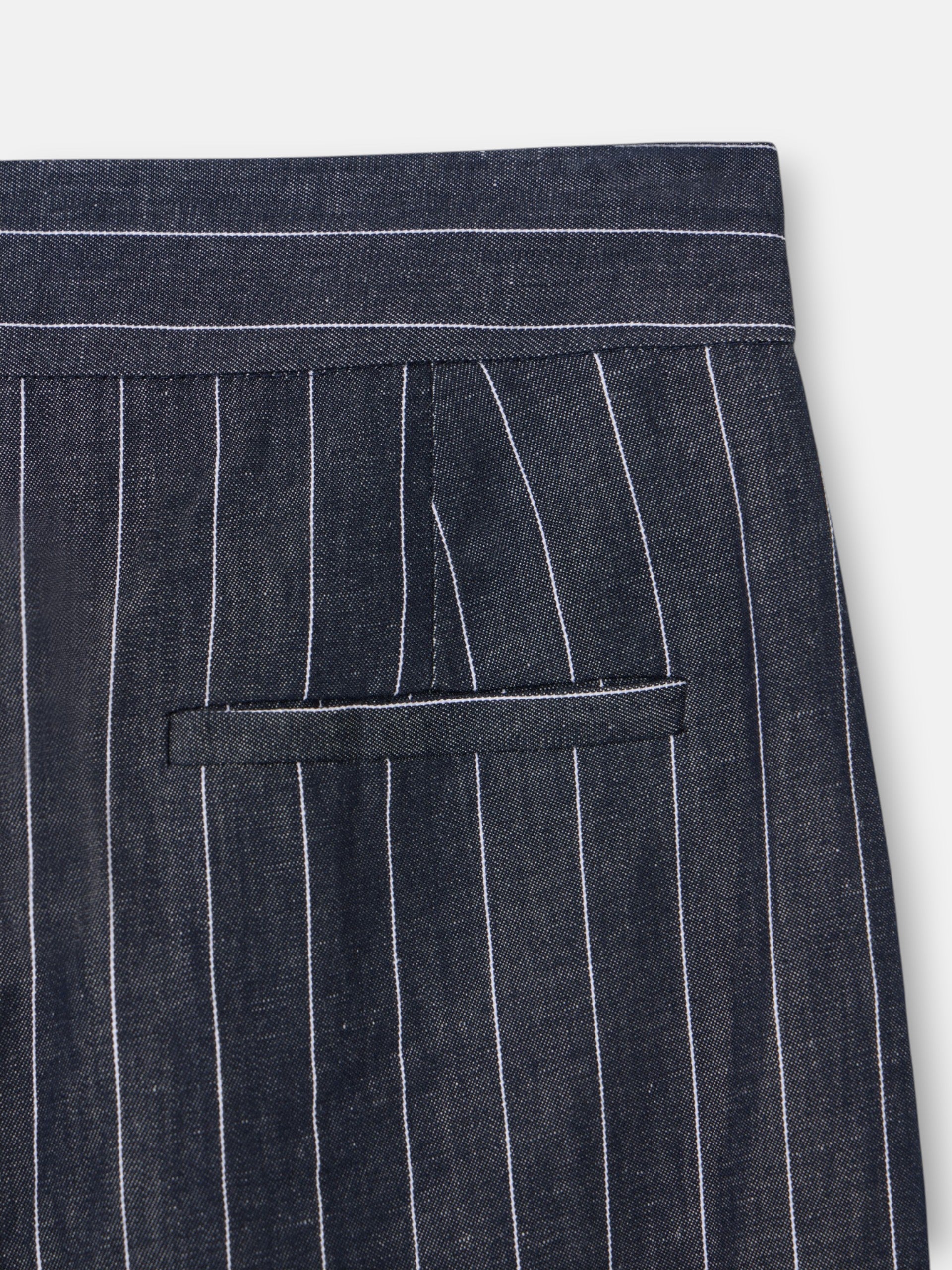 Pantalon unique à rayures diplomatiques gris