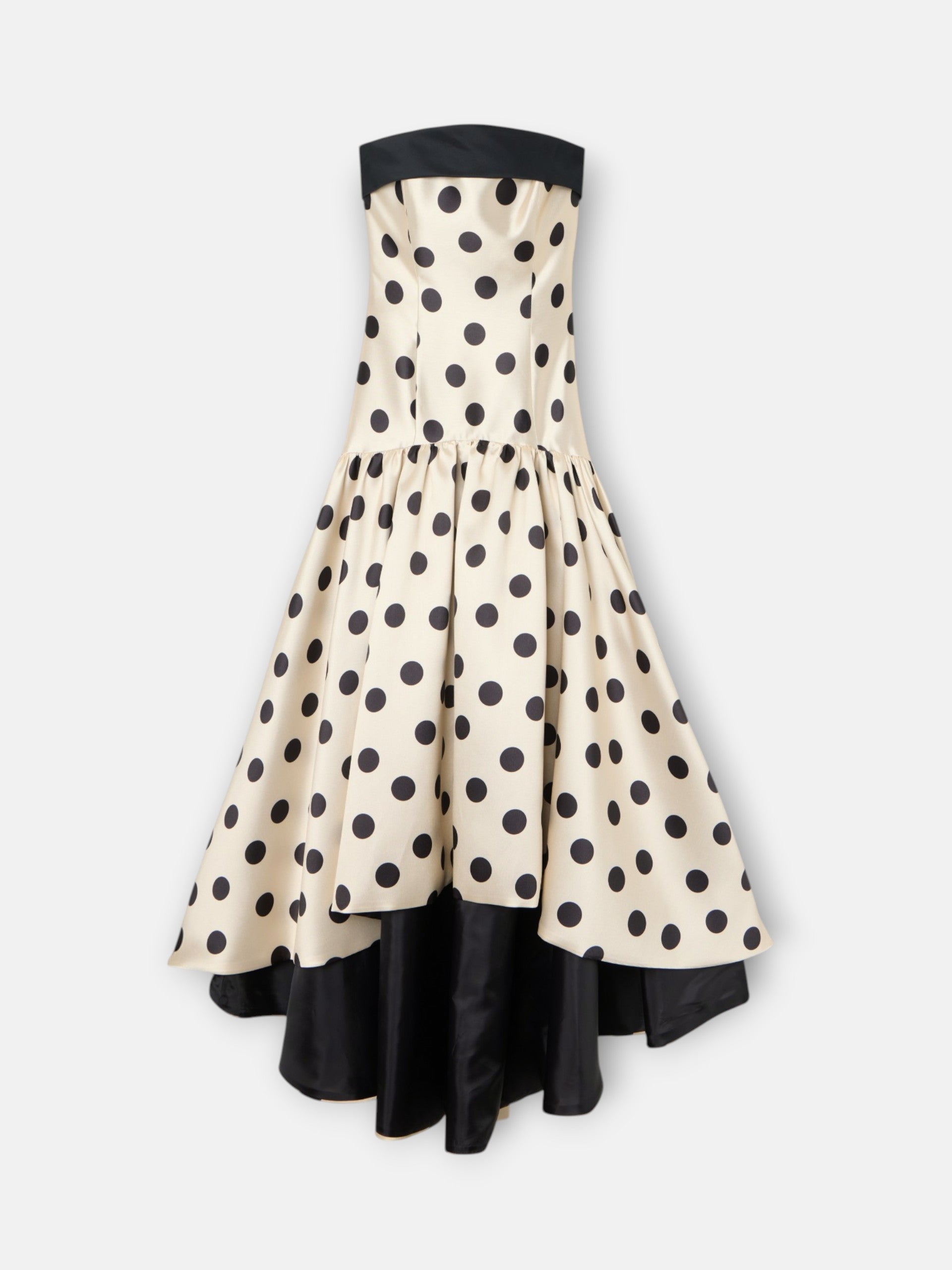 Vestido CaprilexSilbon lunar vainilla y negro