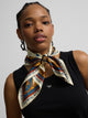 Camiseta tank woman negra aplicacion perla