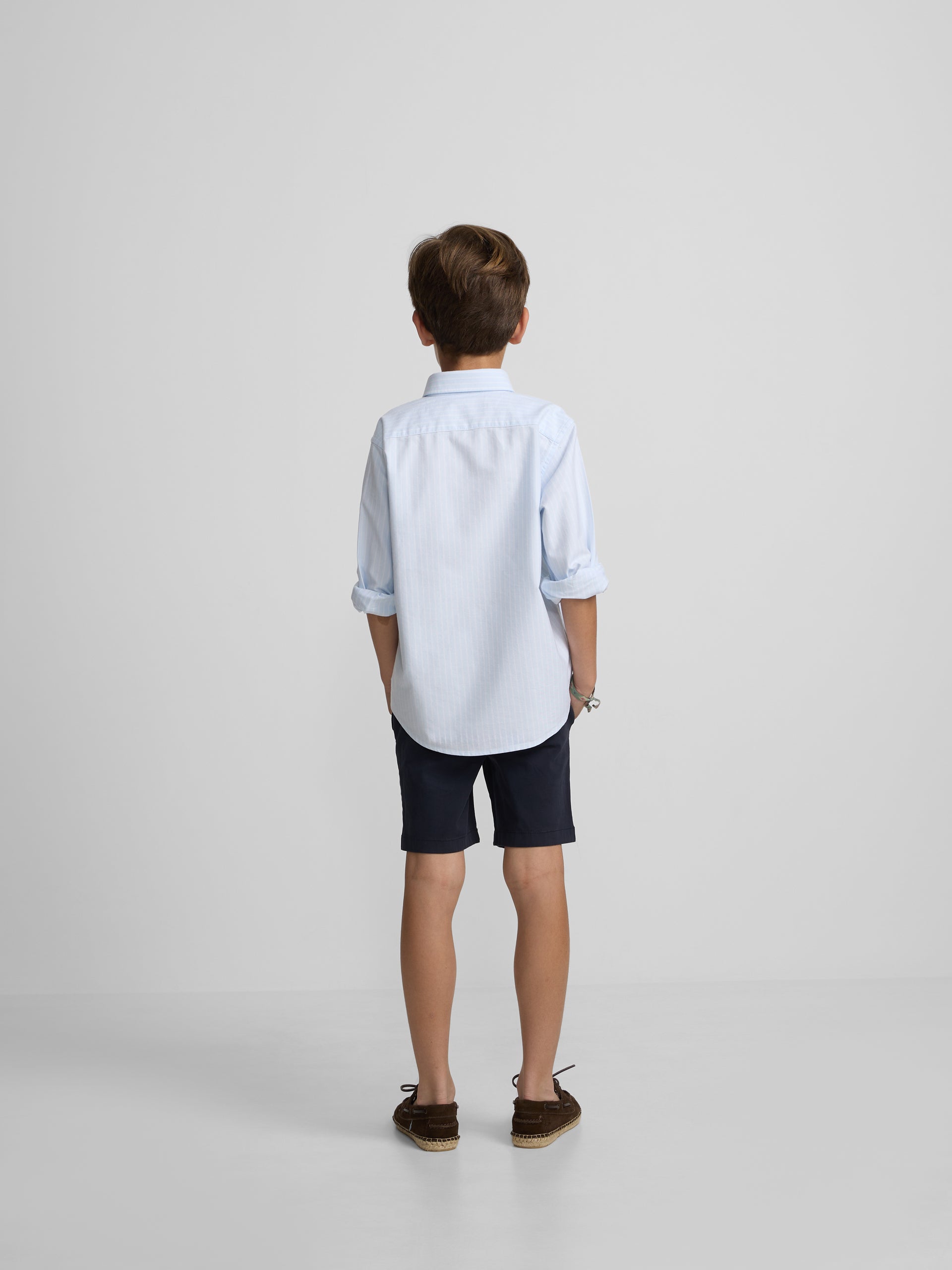 Bermuda kids clasica azul marino