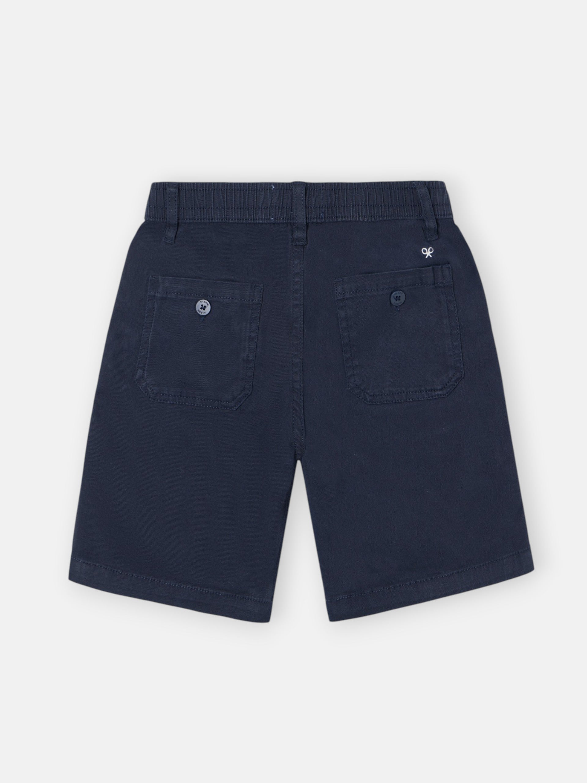 Bermuda enfant sport bleu marine