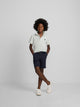 Bermuda enfant sport bleu marine
