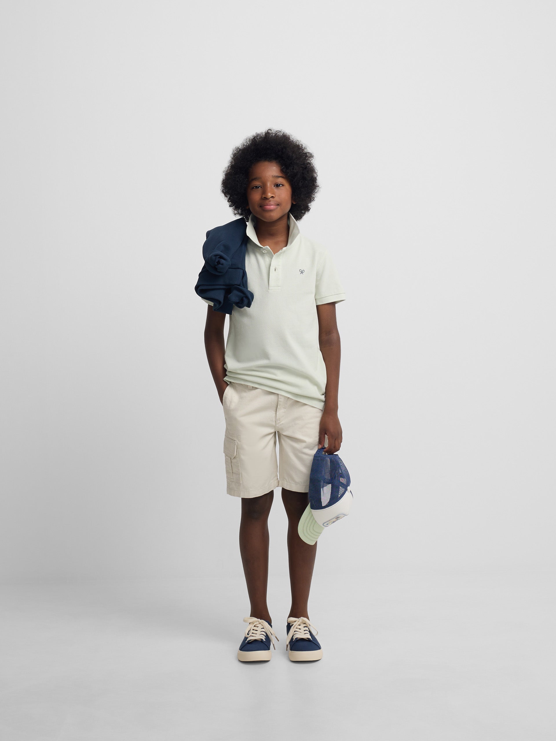 Bermuda cargo enfant pierre
