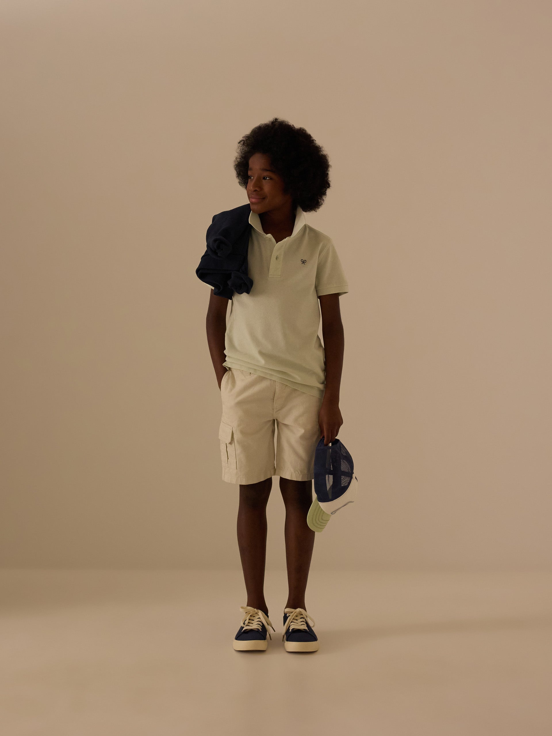 Bermuda cargo enfant pierre