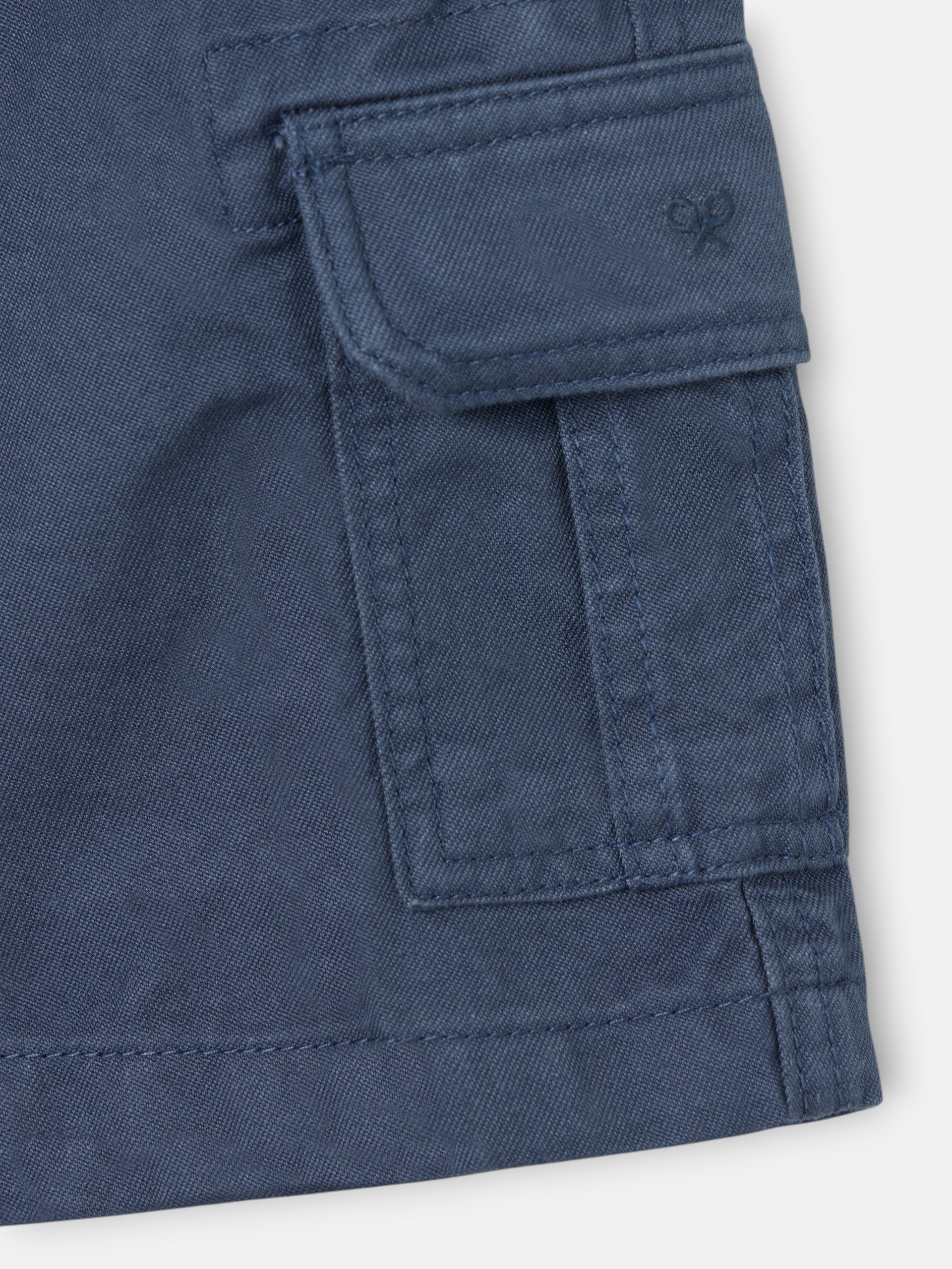 Bermuda kids cargo azul indigo