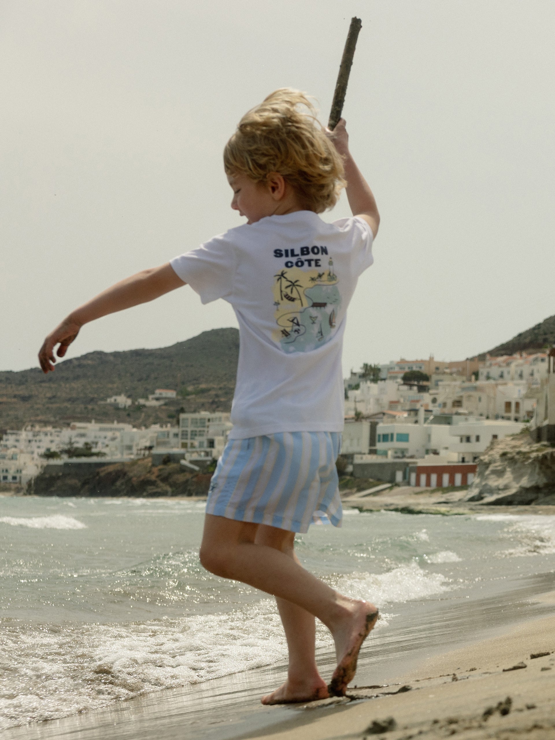 Camiseta kids cote blanco