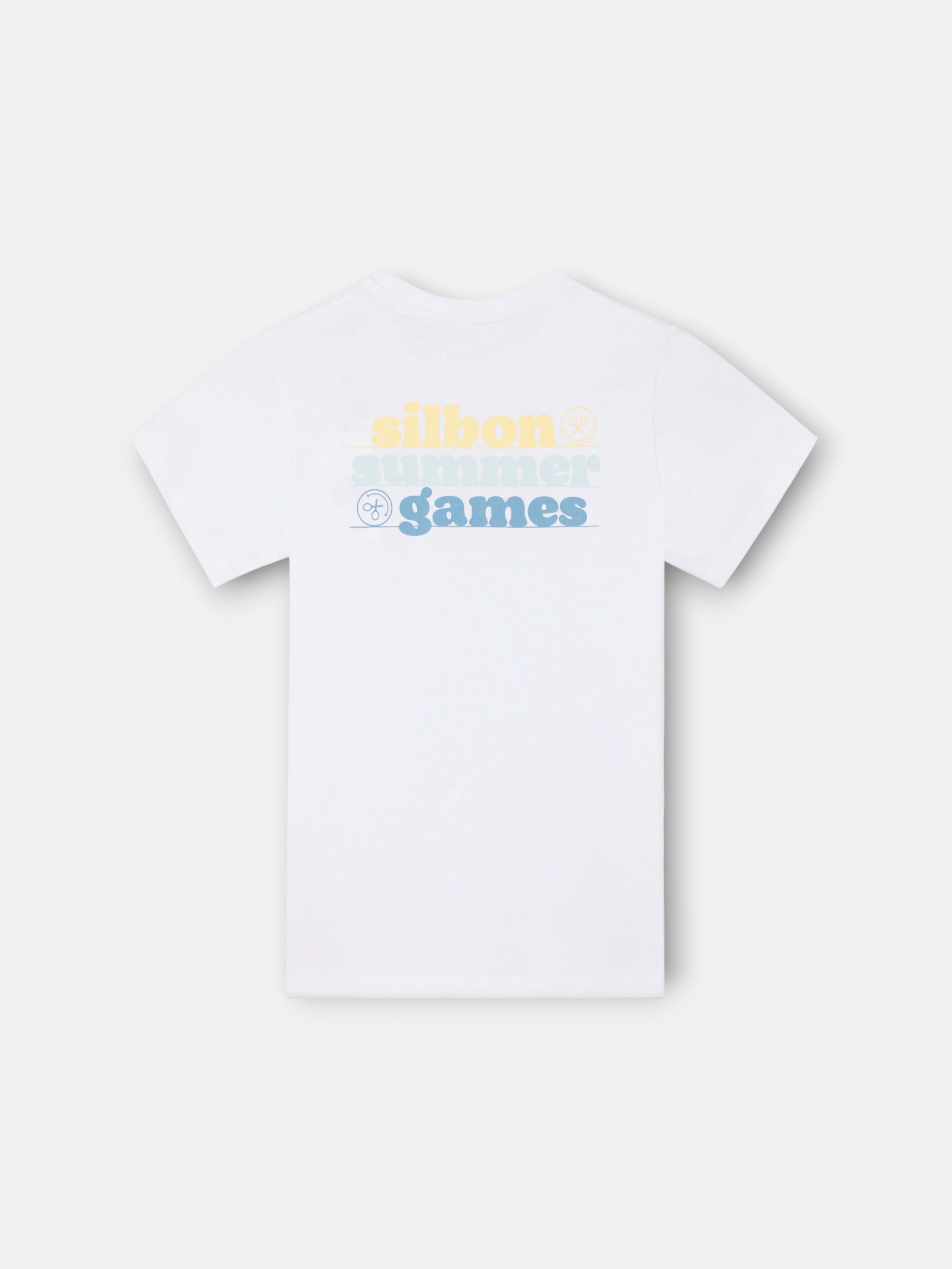 Camiseta kids summer games blanco