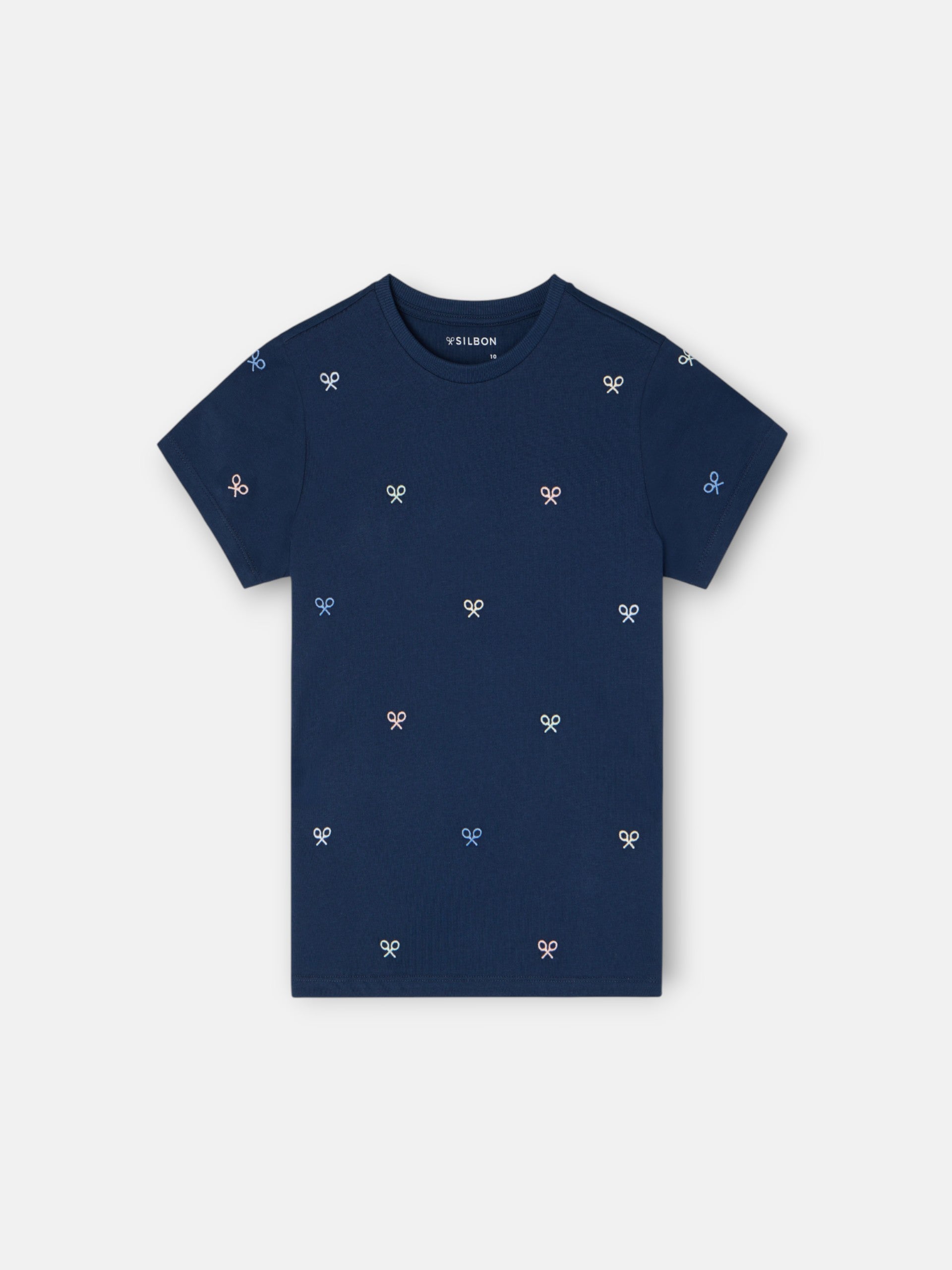 Camisola kids multiraquete cores azul-marinho