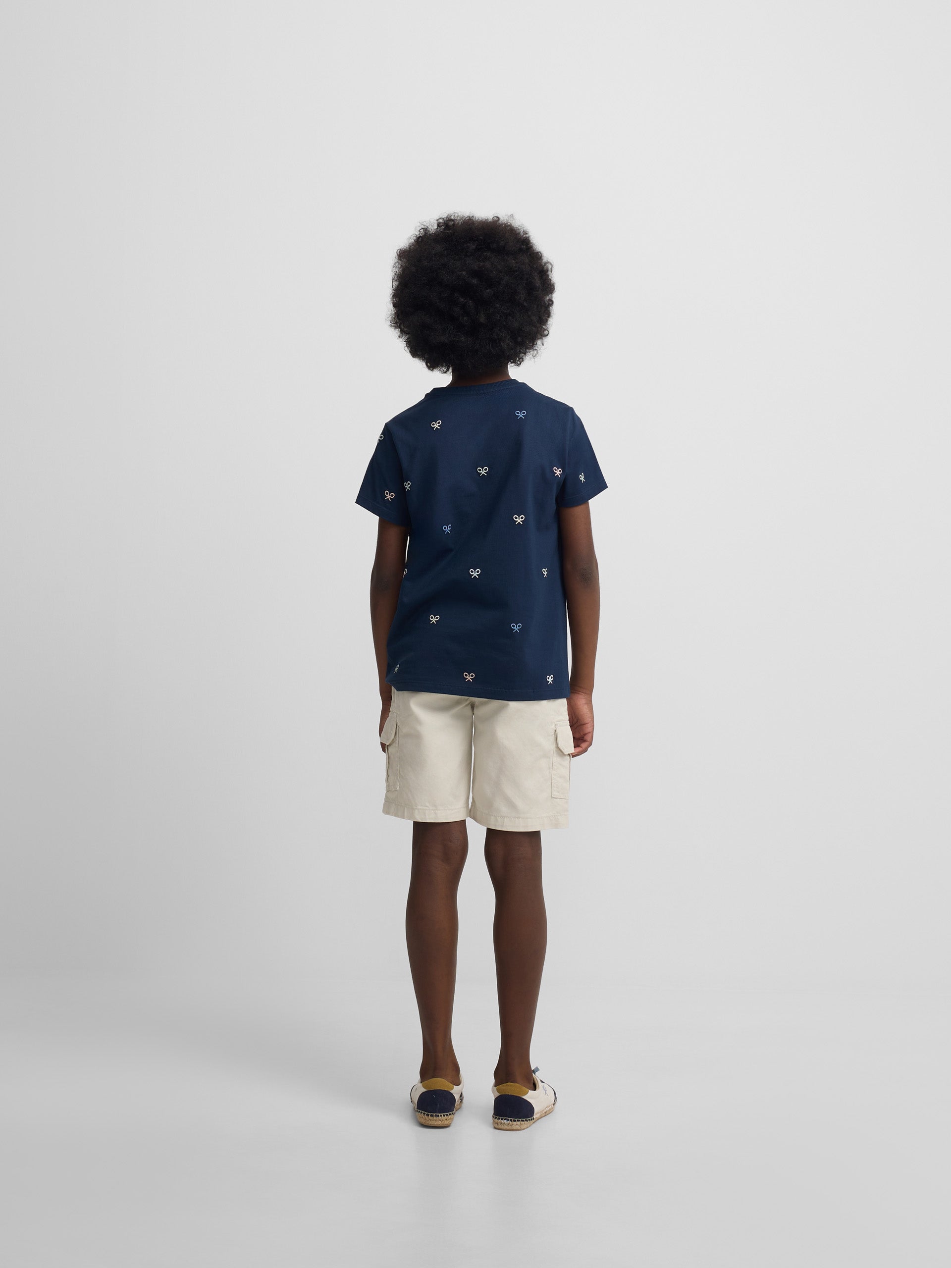 Camisola kids multiraquete cores azul-marinho