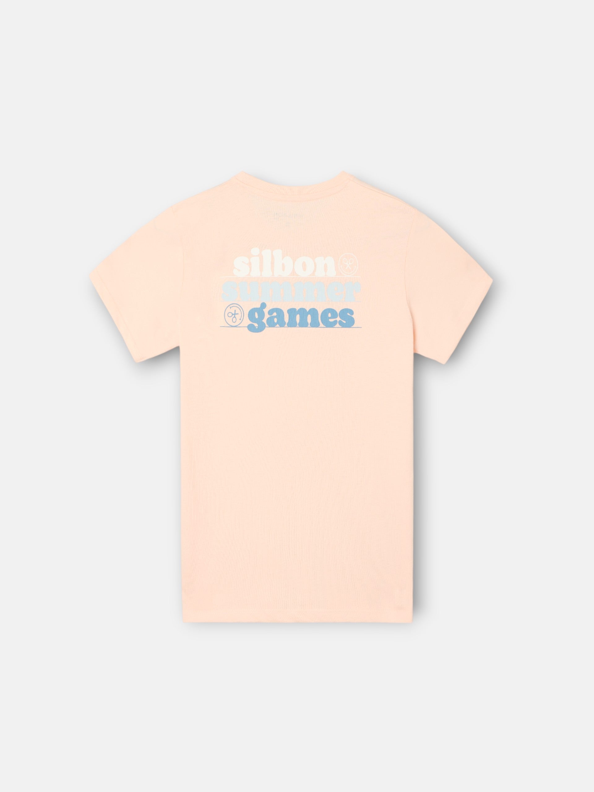 Camiseta kids summer games coral