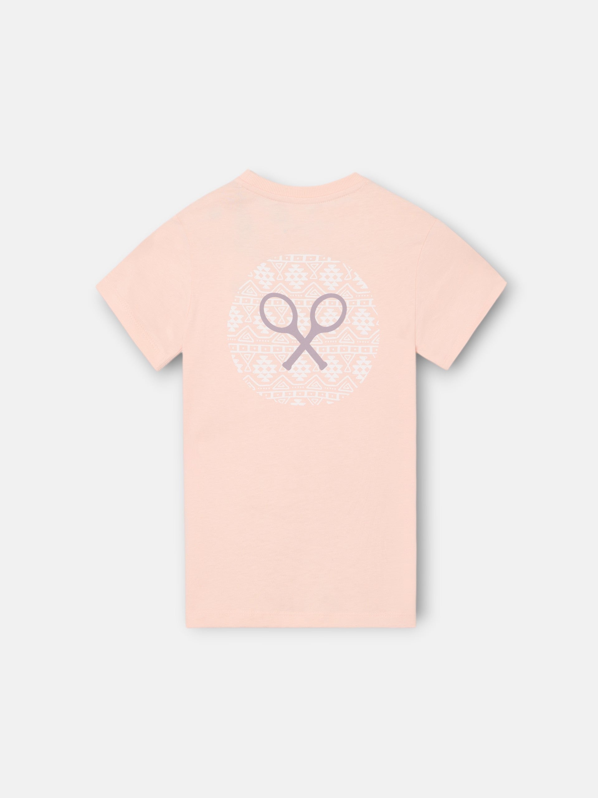 Camiseta kids raqueta etnica coral