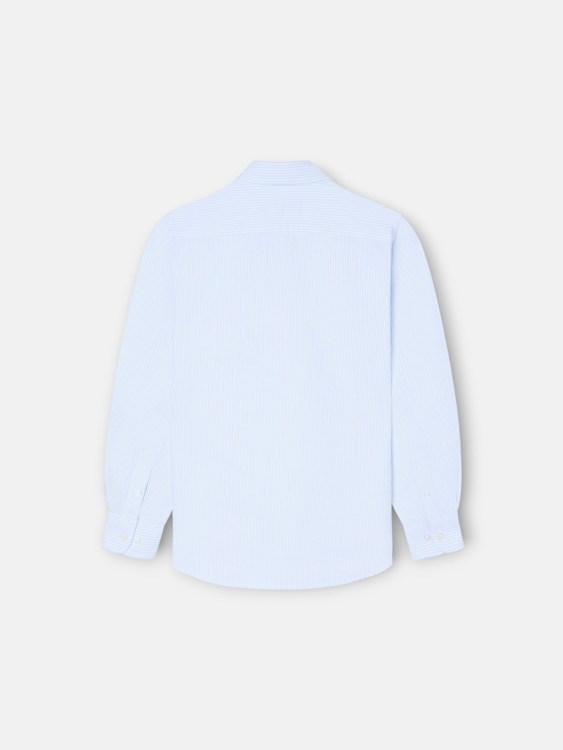 Polera sport kids rayas vertical azul