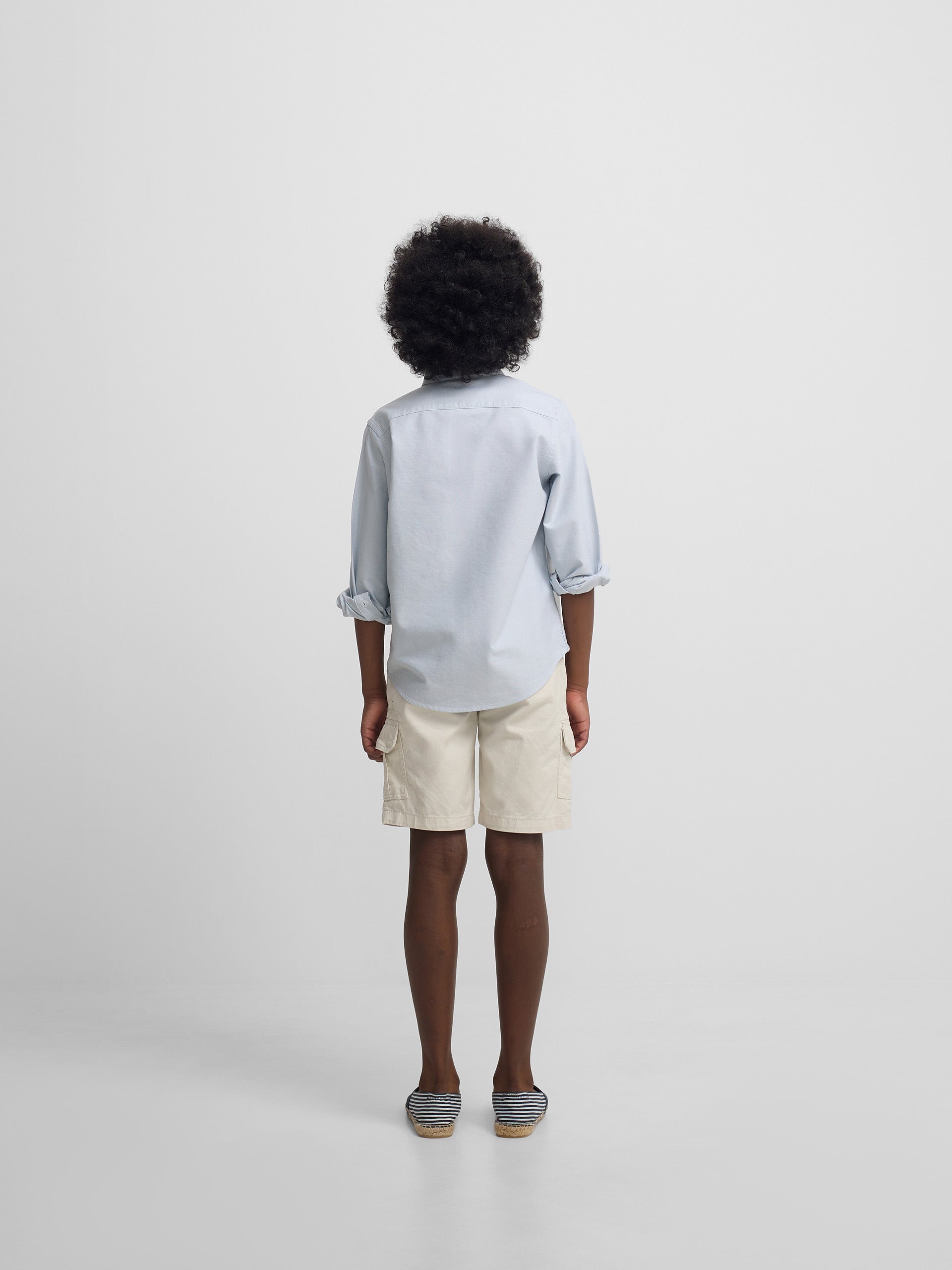 Camisa sport kids oxford verde