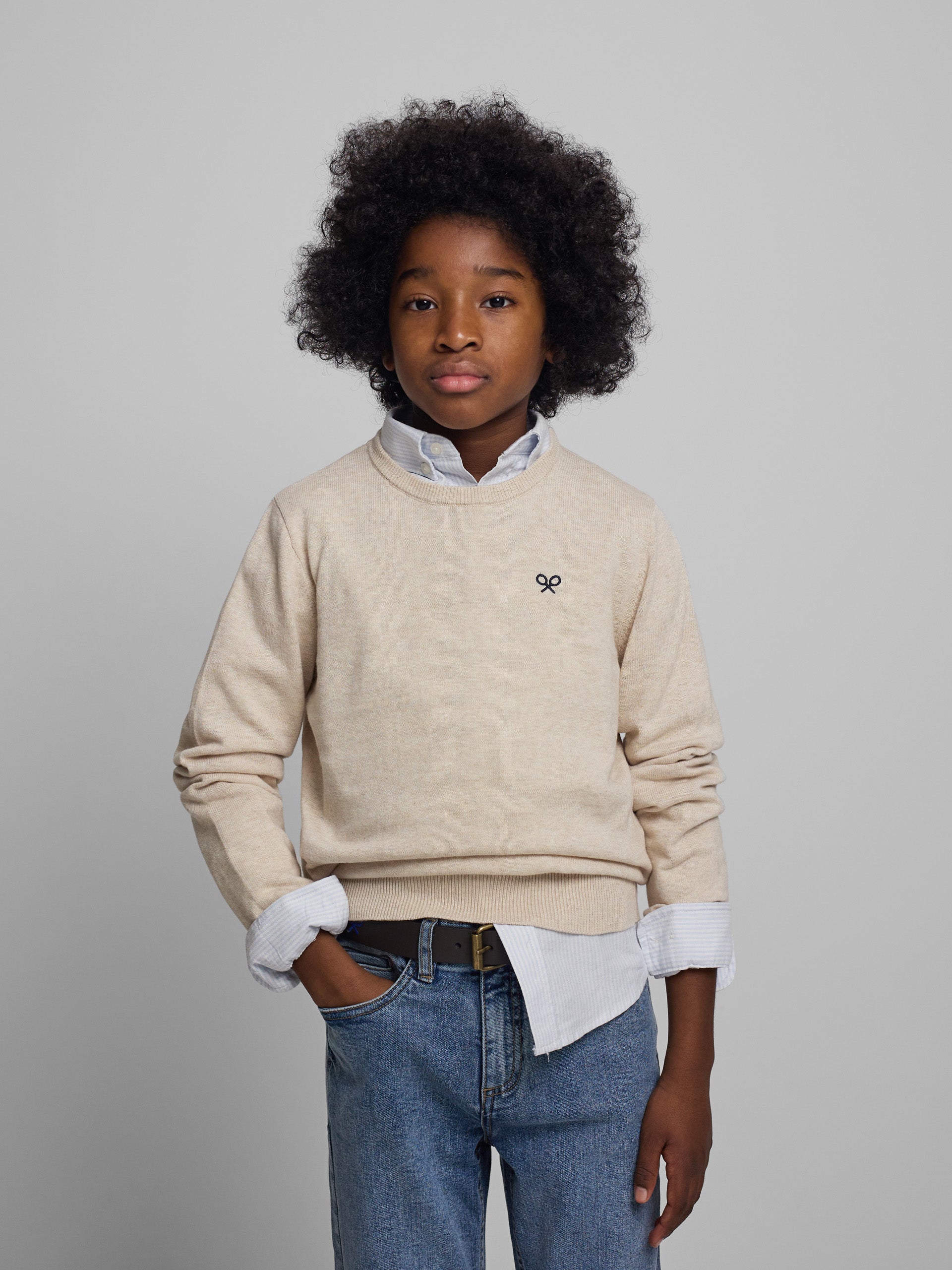 Jersey kids punto crema