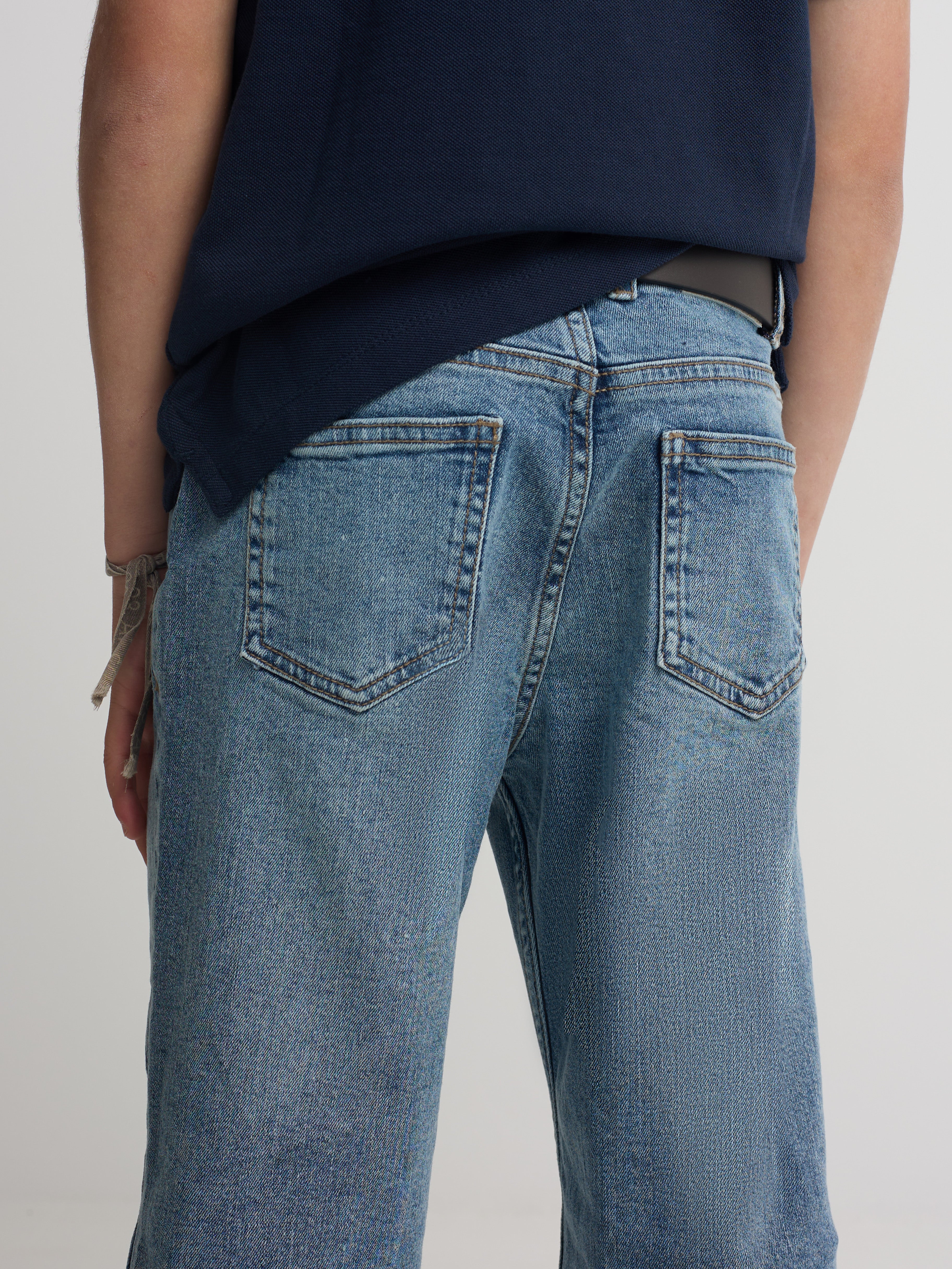 Pantalon sport kids denim azul