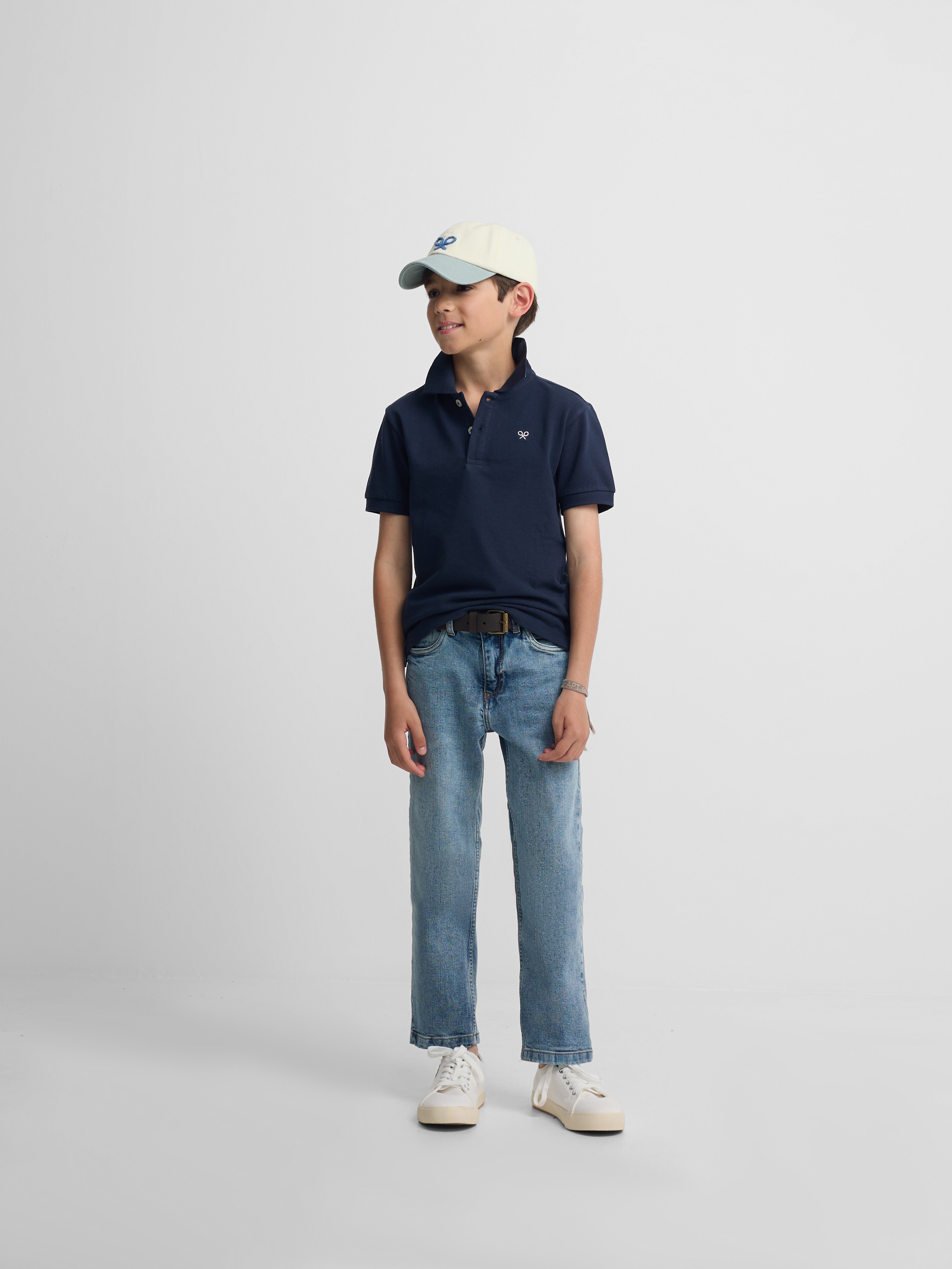Pantalon sport kids denim azul