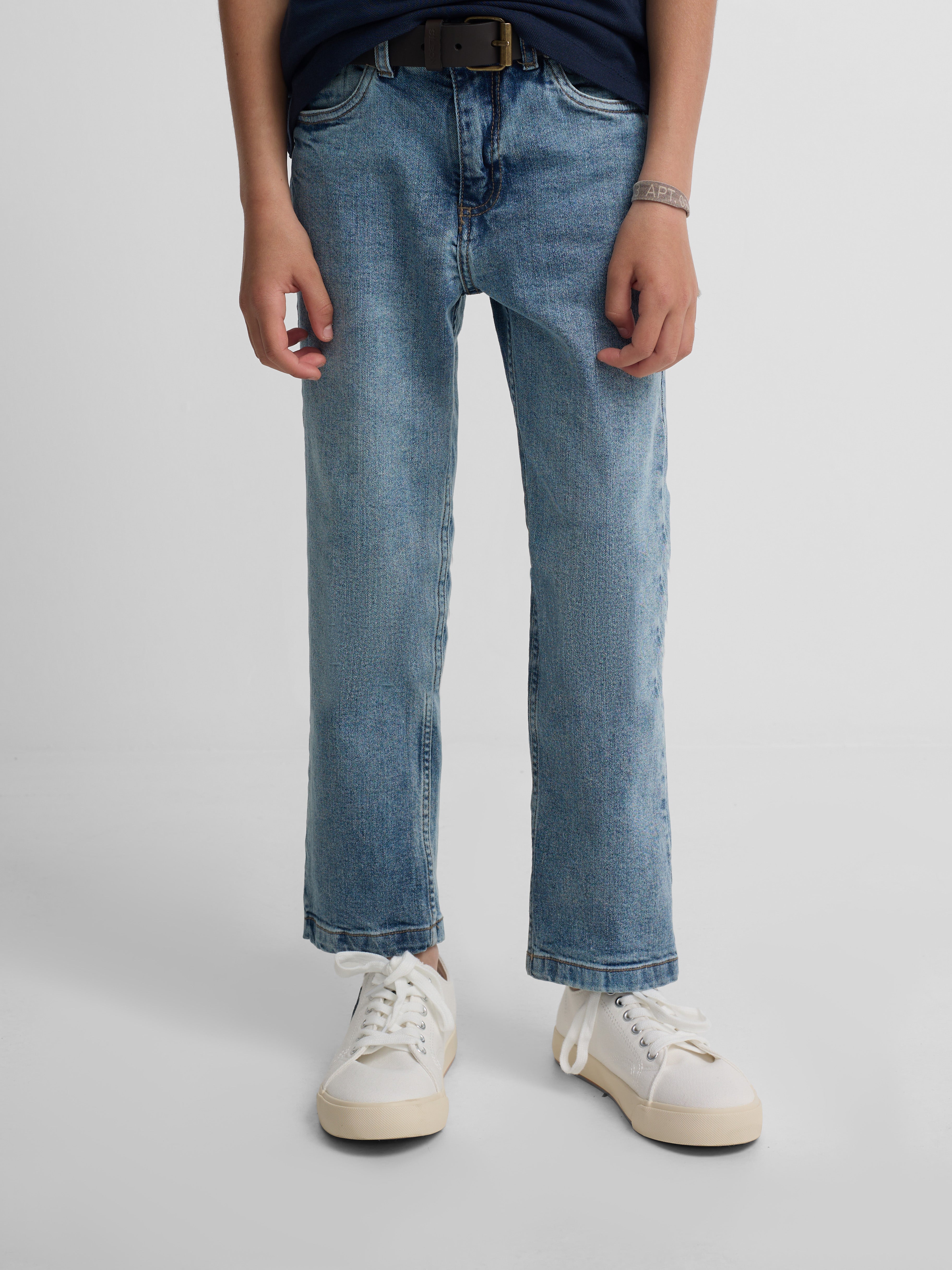 Pantalon sport kids denim azul