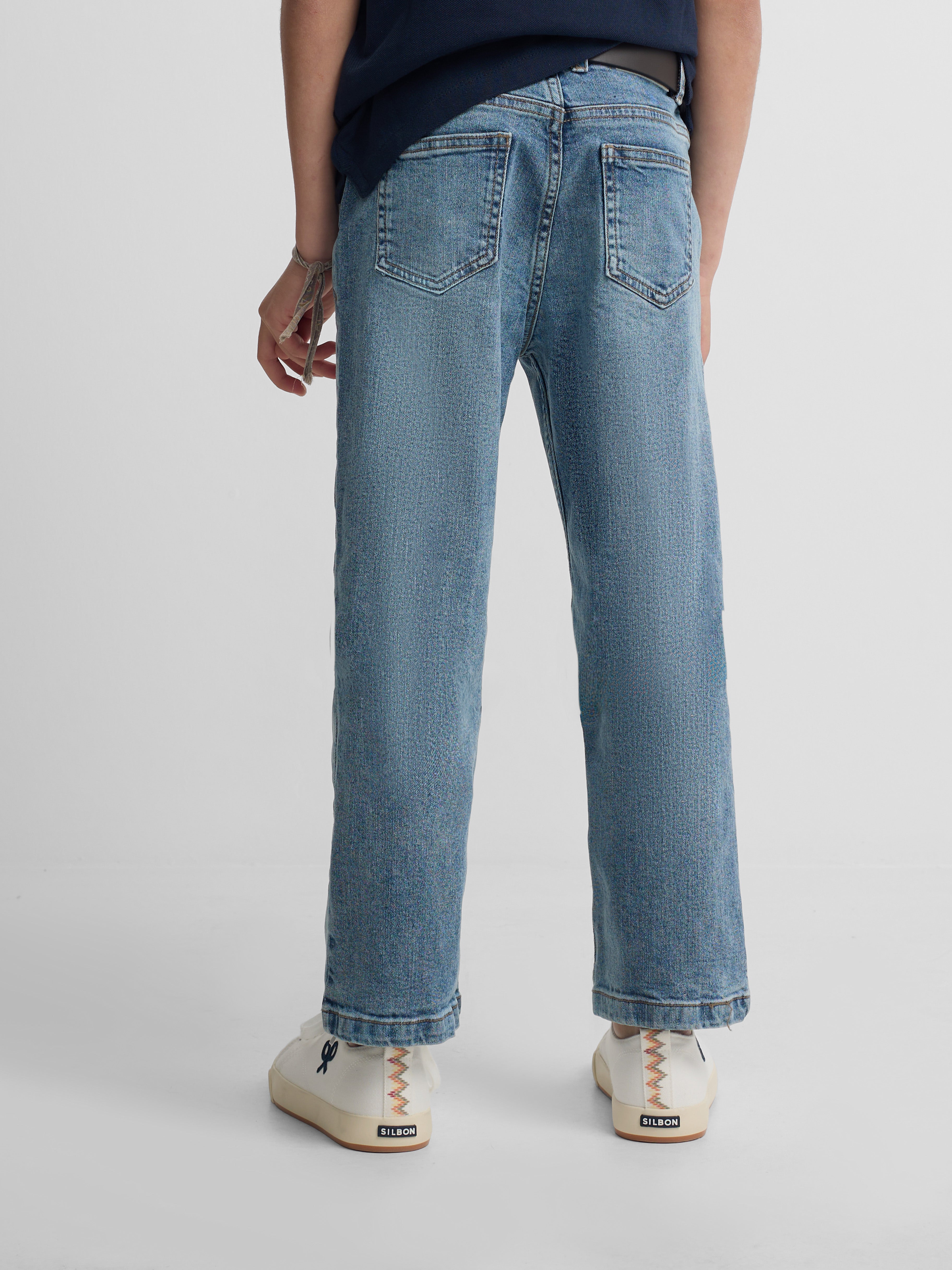 Pantalon sport kids denim azul