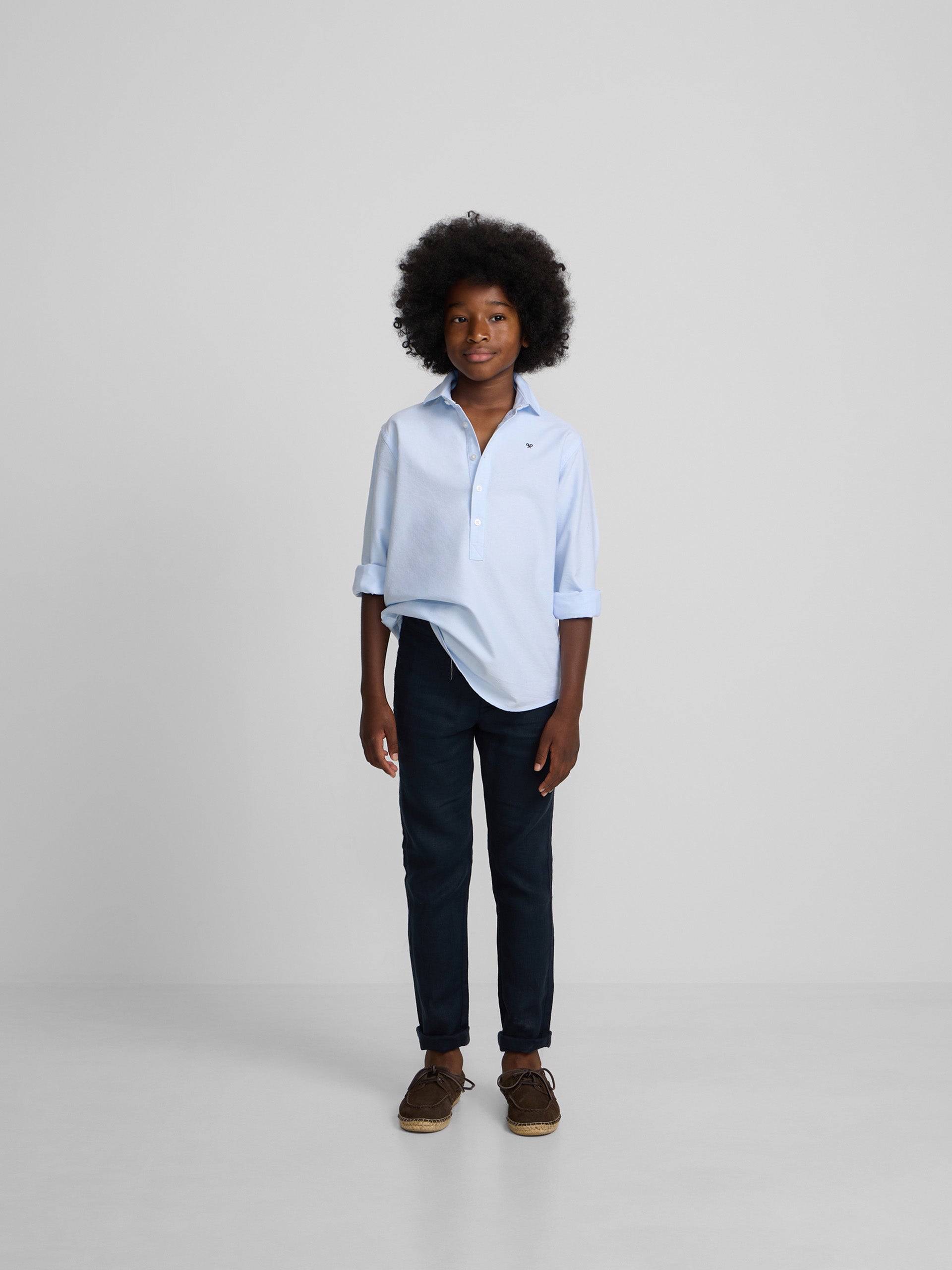 Pantalon sport kids lino azul marino