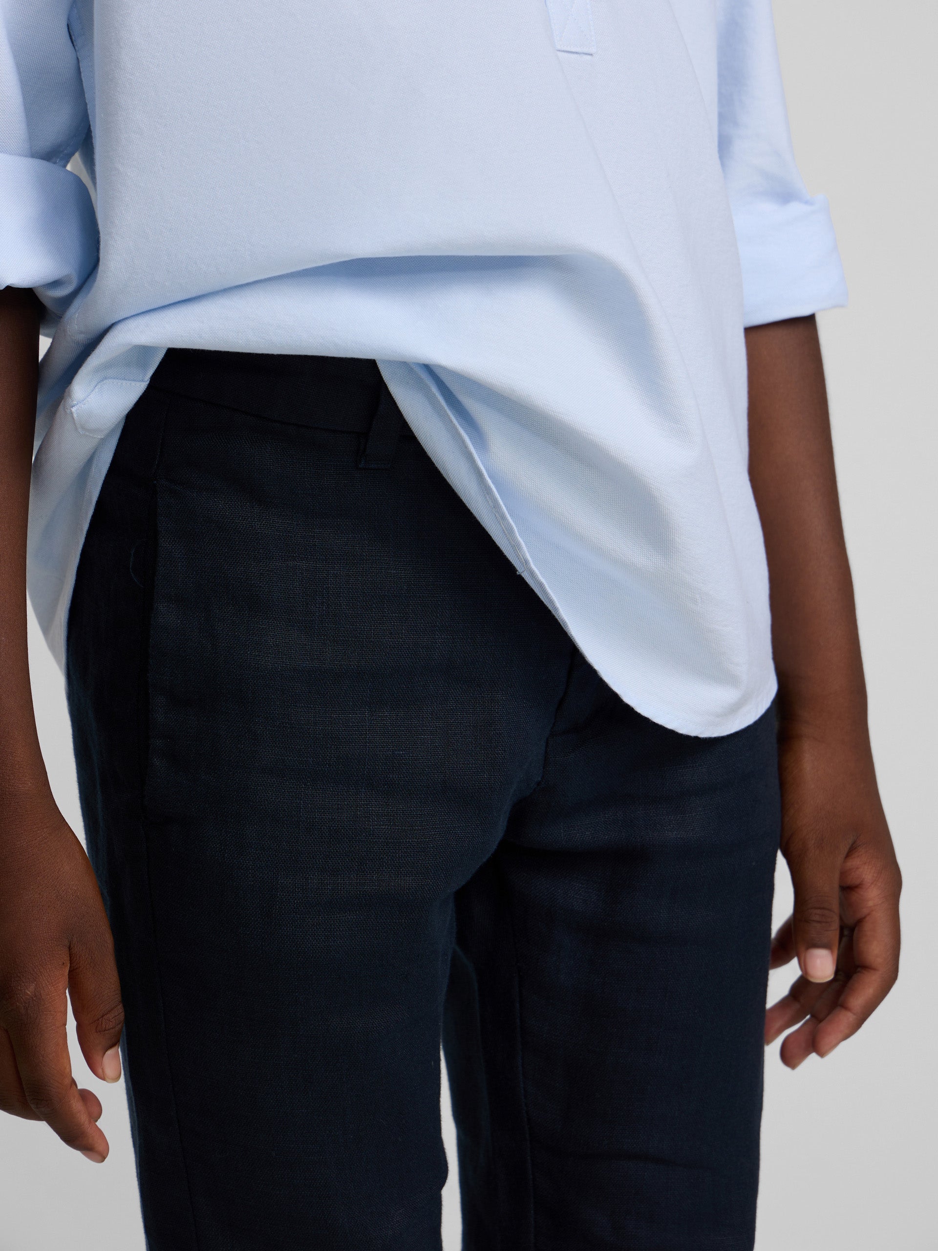 Pantalon sport kids lino azul marino