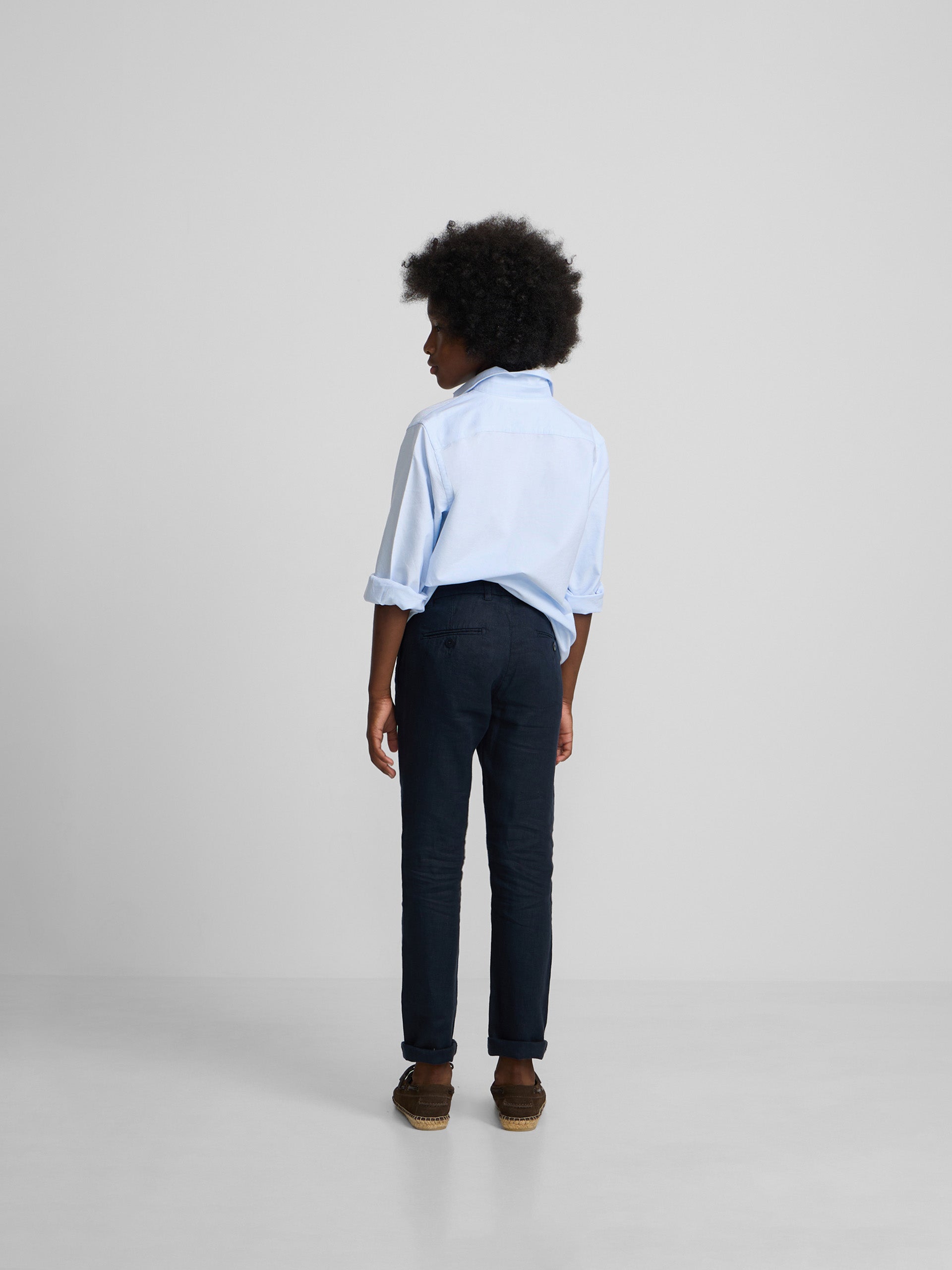 Pantalon sport kids lino azul marino