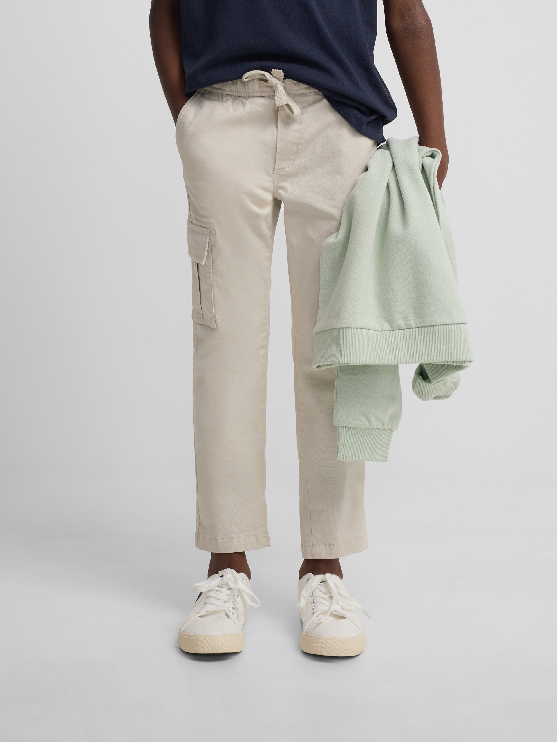Kids' stone cargo sport pants