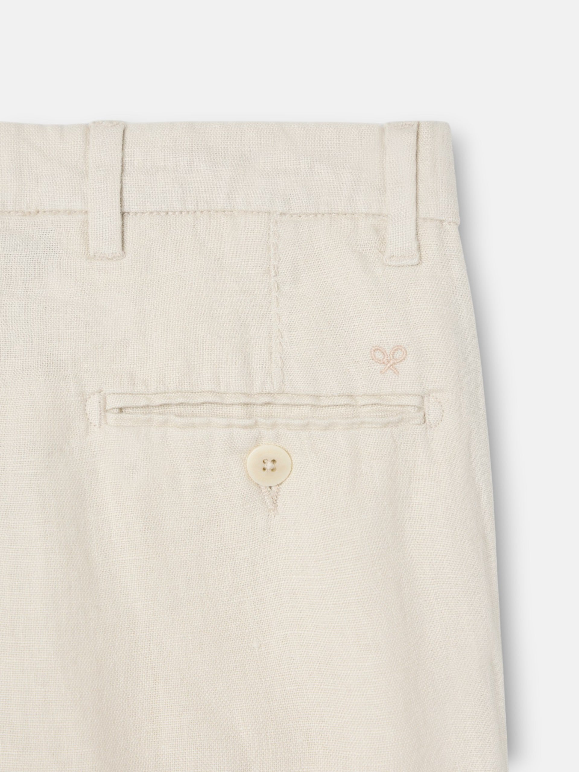 Pantalon sport kids chino lino beige