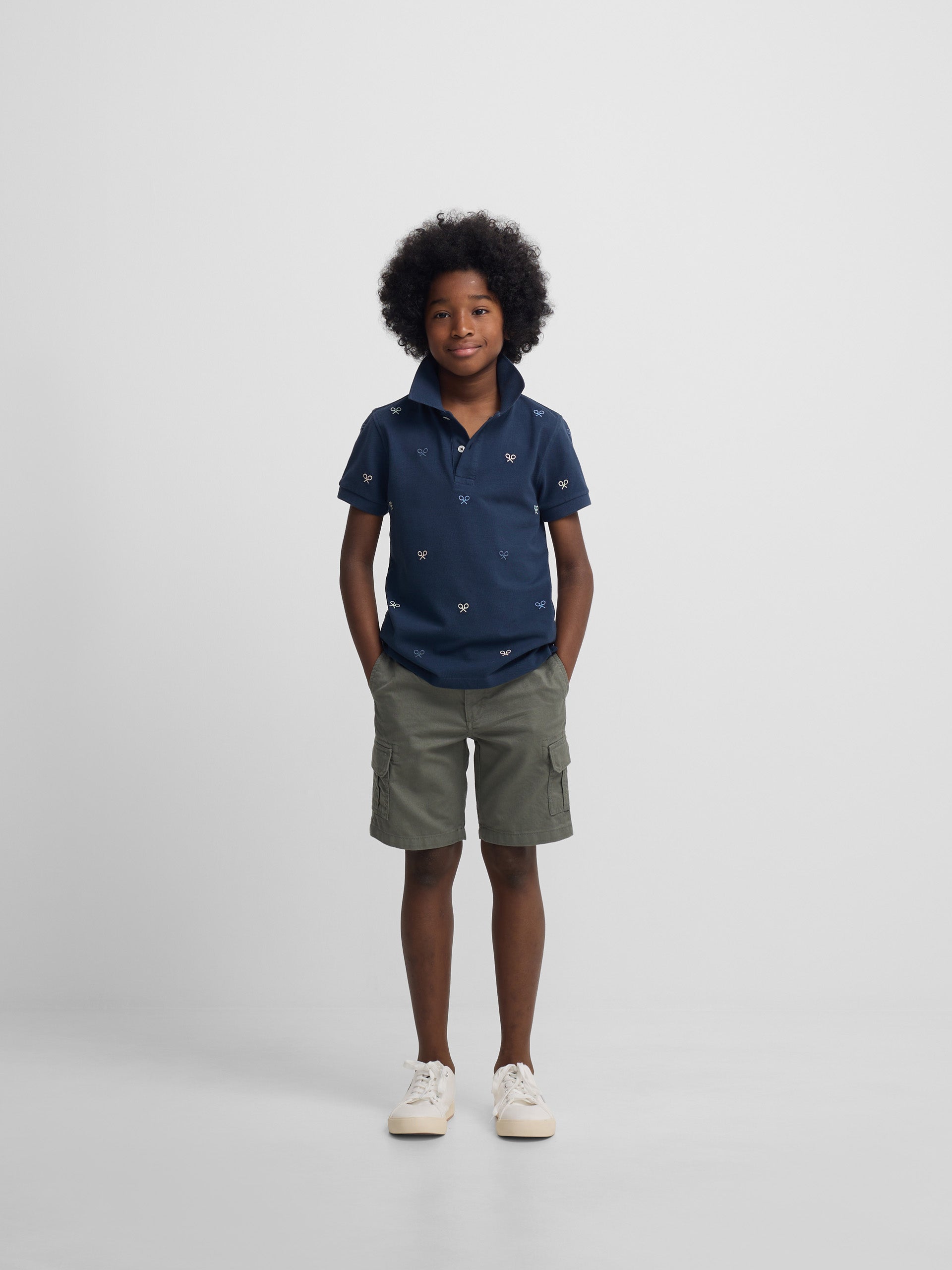 Polo kids multiraqueta colores azul marino