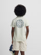 Polo kids raqueta etnica verde