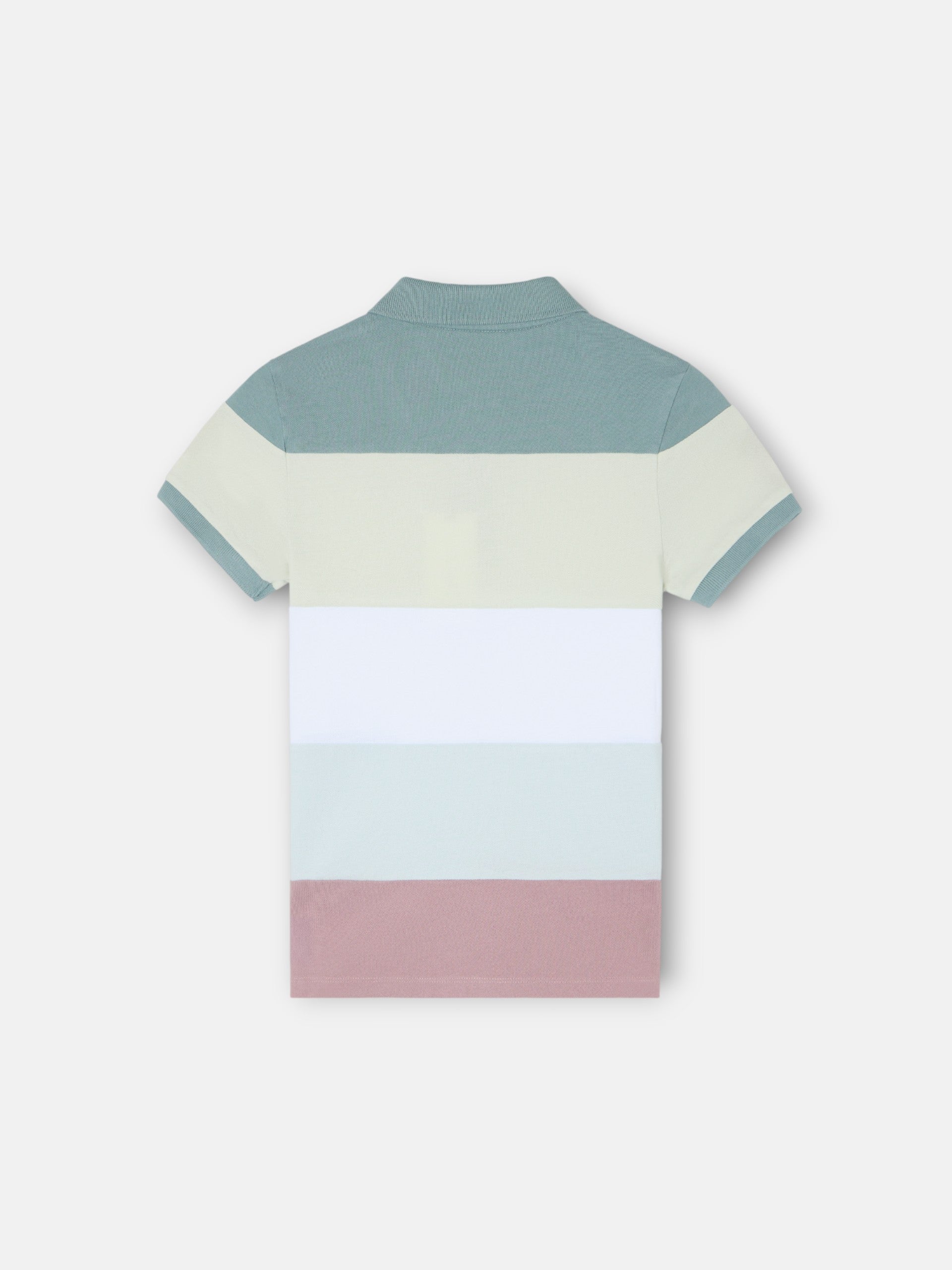 Polo kids raya ancha multicolor verde