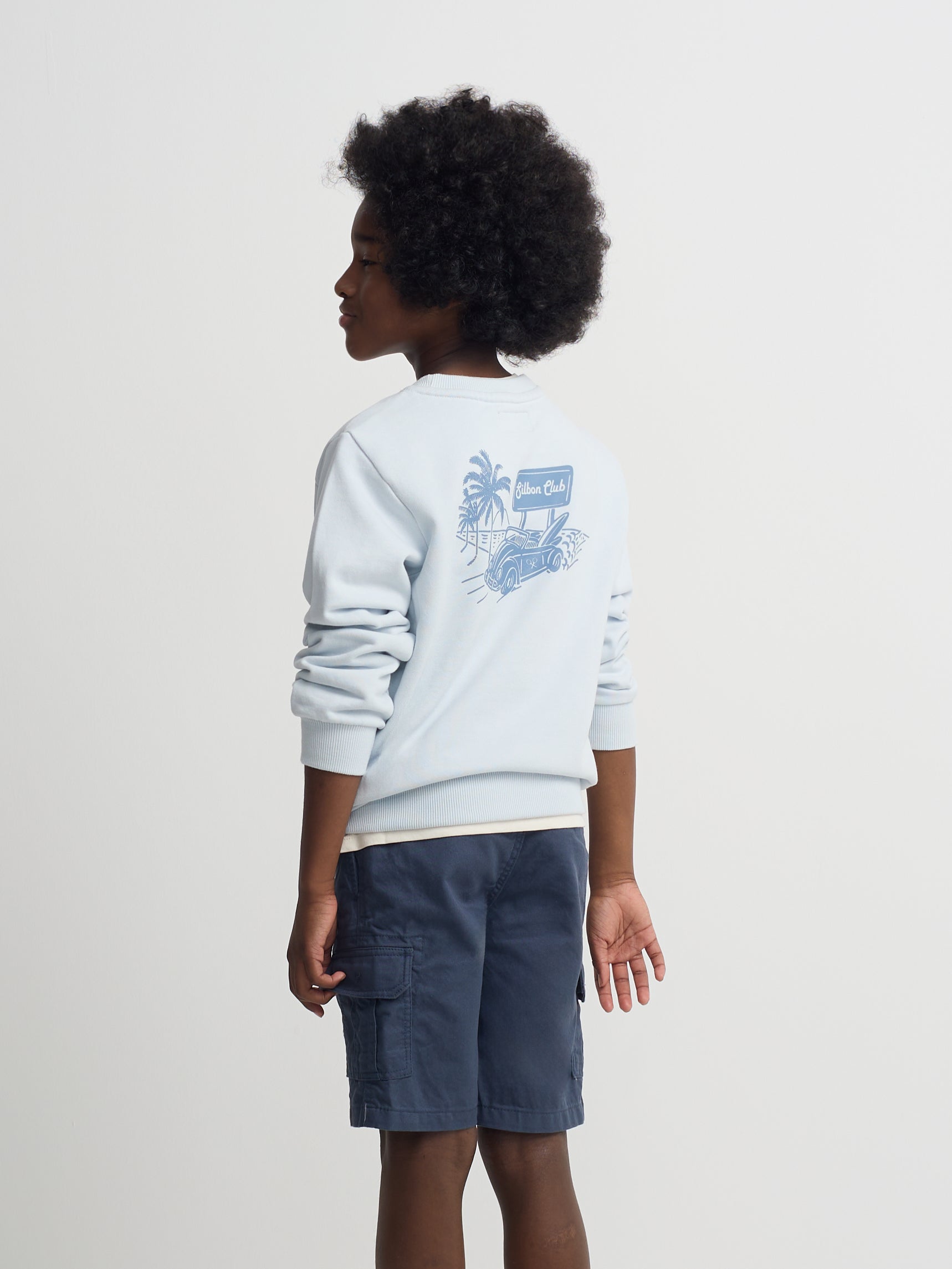 Sudadera kids Silbon club azul