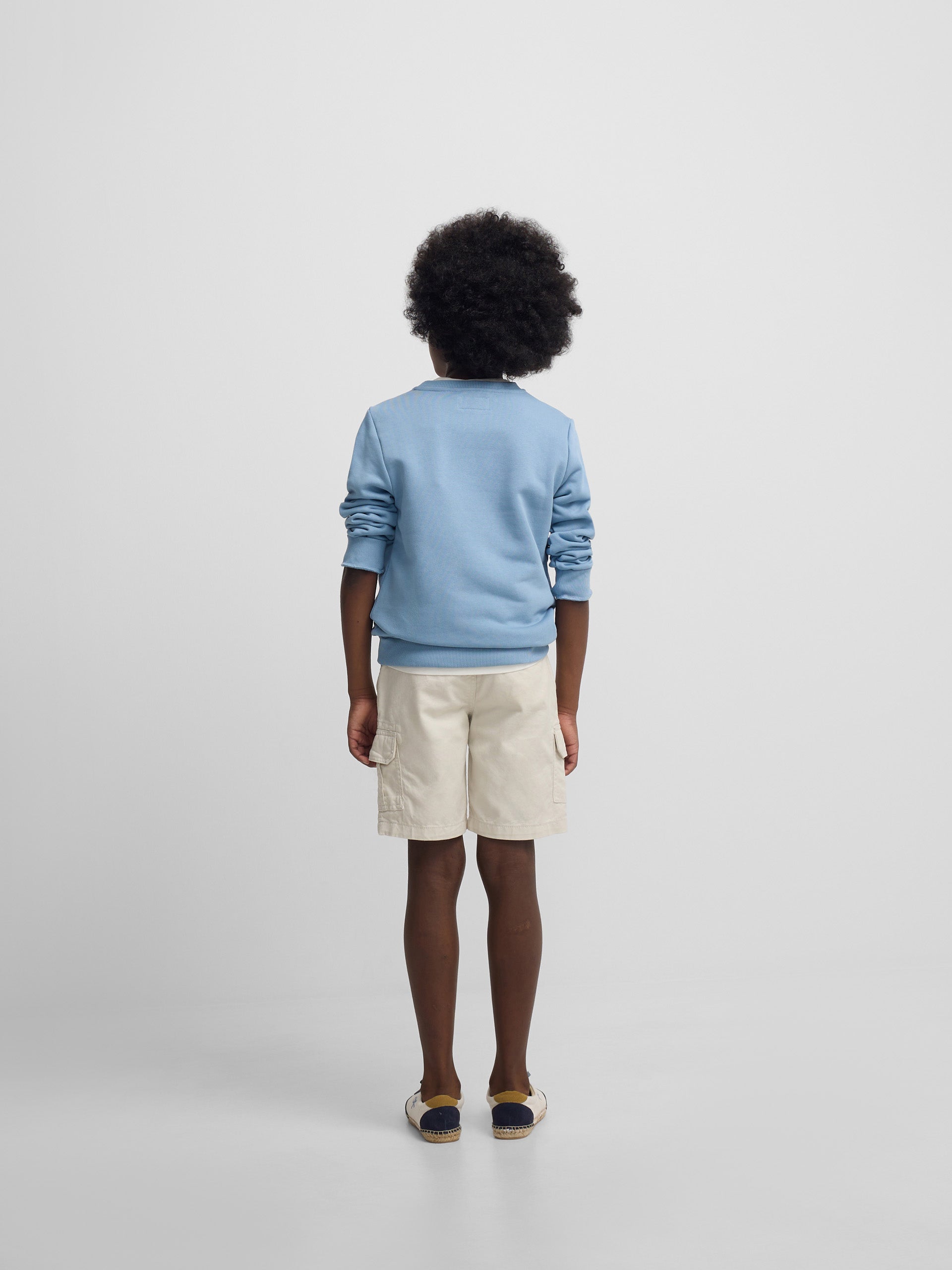 Sweatshirt kids Silbon raquete meia azul índigo