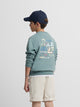 Sudadera kids summer beachy verde