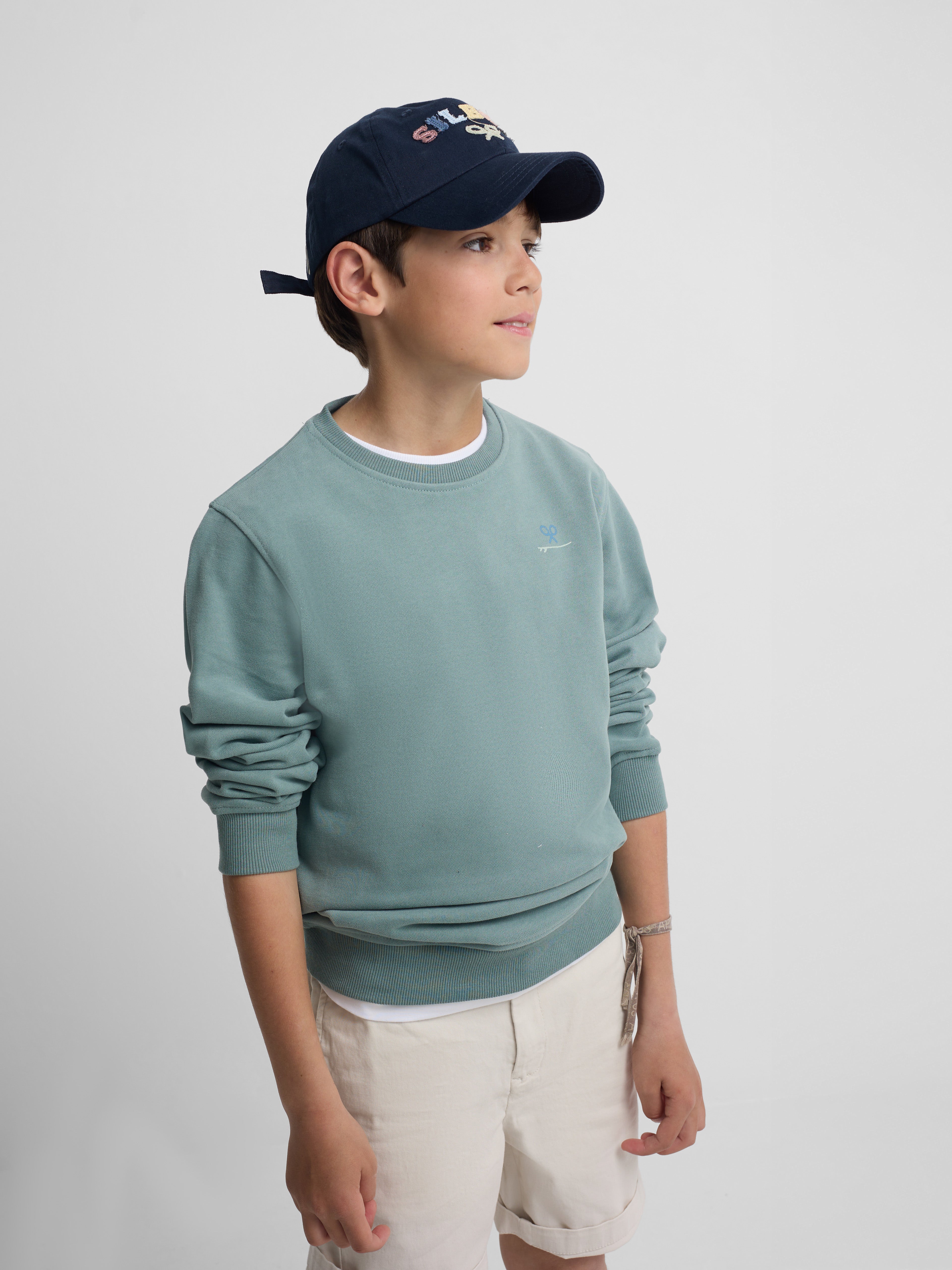 Sudadera kids summer beachy verde