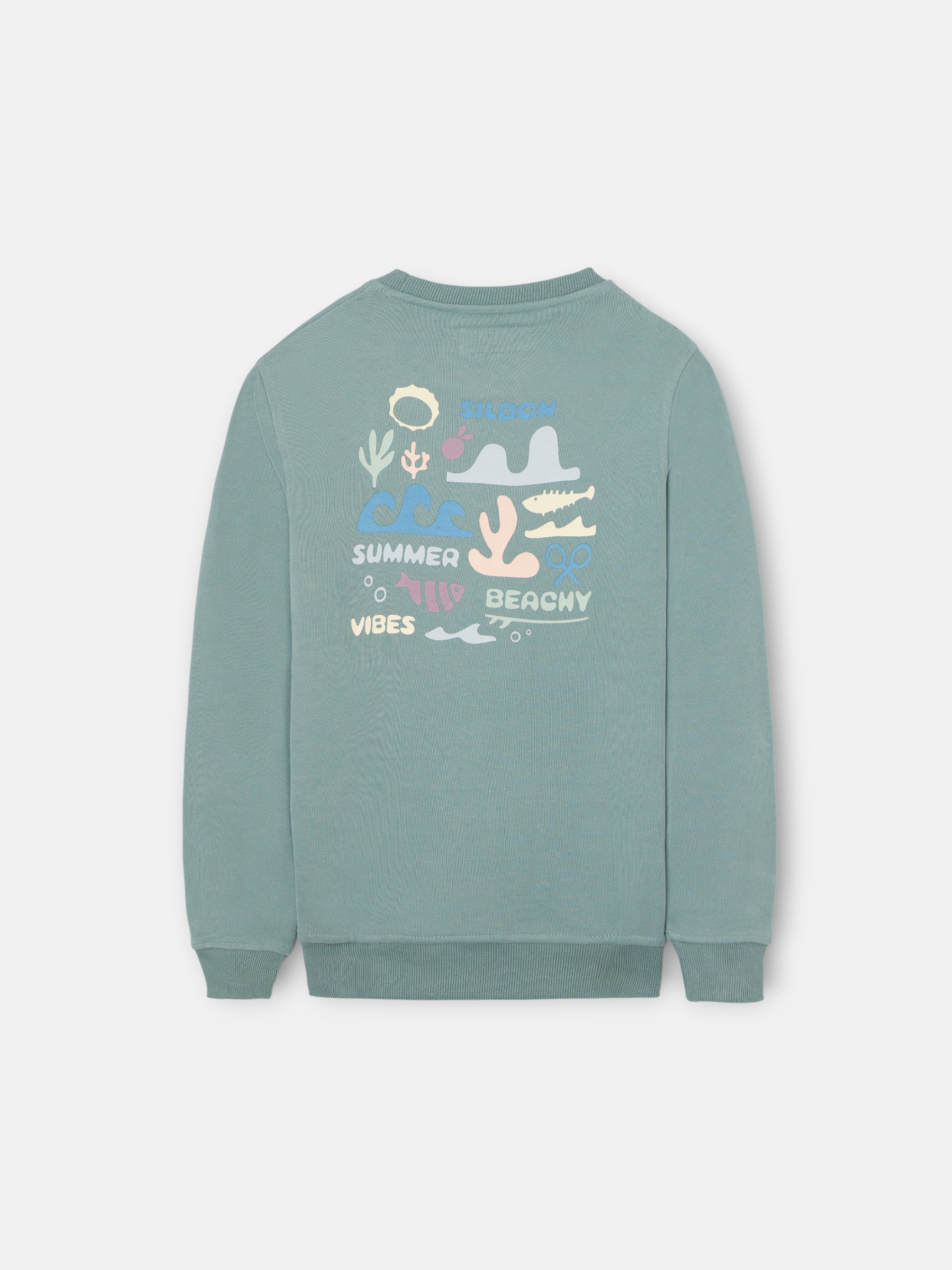 Sudadera kids summer beachy verde