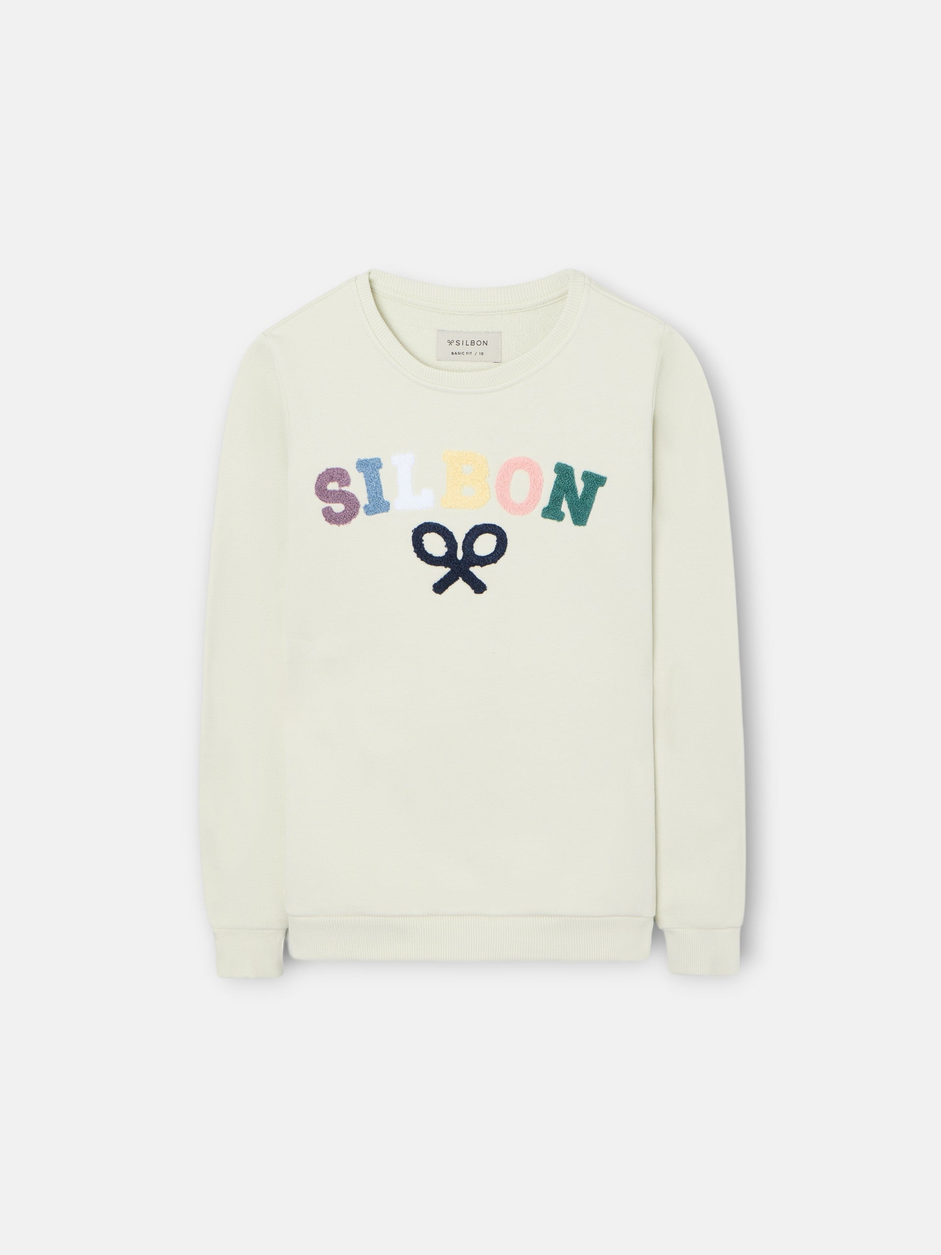 Sweatshirt kids Silbon raquete média multicolor verde