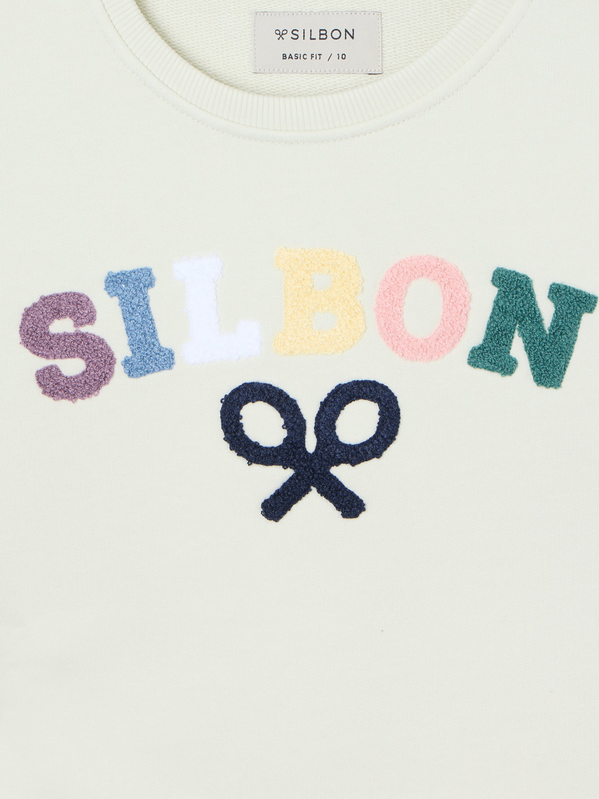 Sweatshirt kids Silbon raquete média multicolor verde