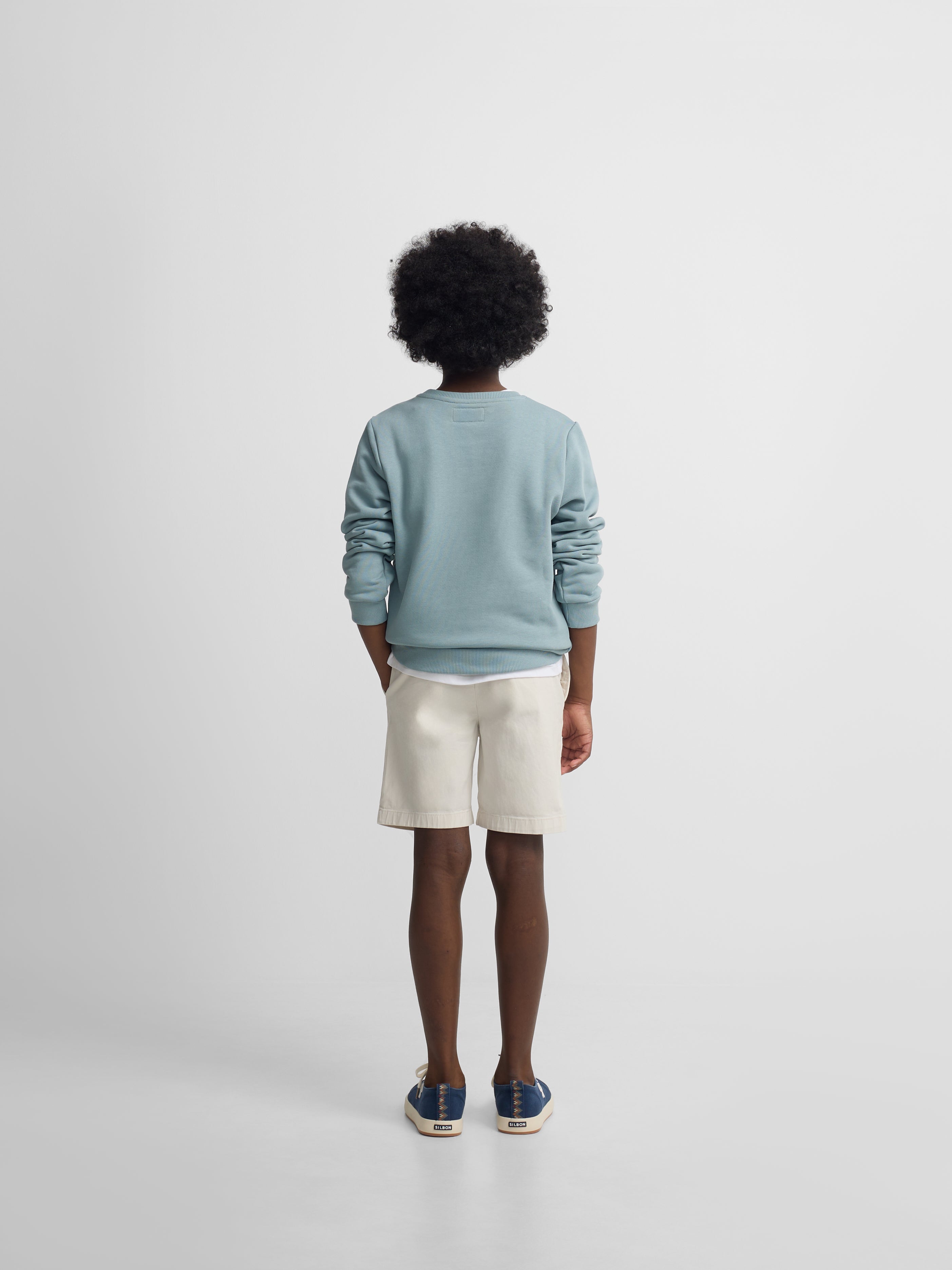 Sudadera kids Silbon raqueta media verde