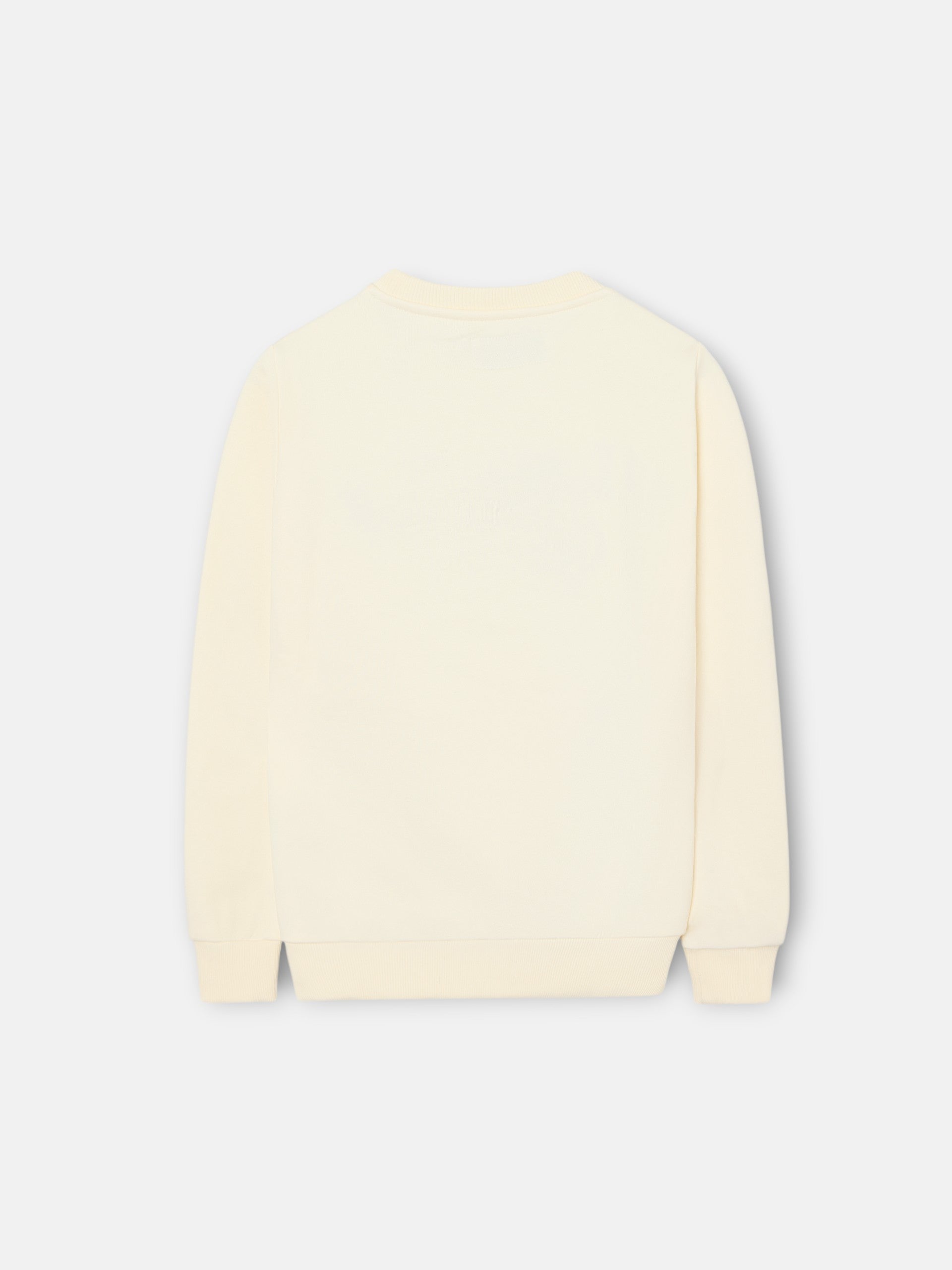 Sweatshirt kids Silbon raquete média multicolor creme
