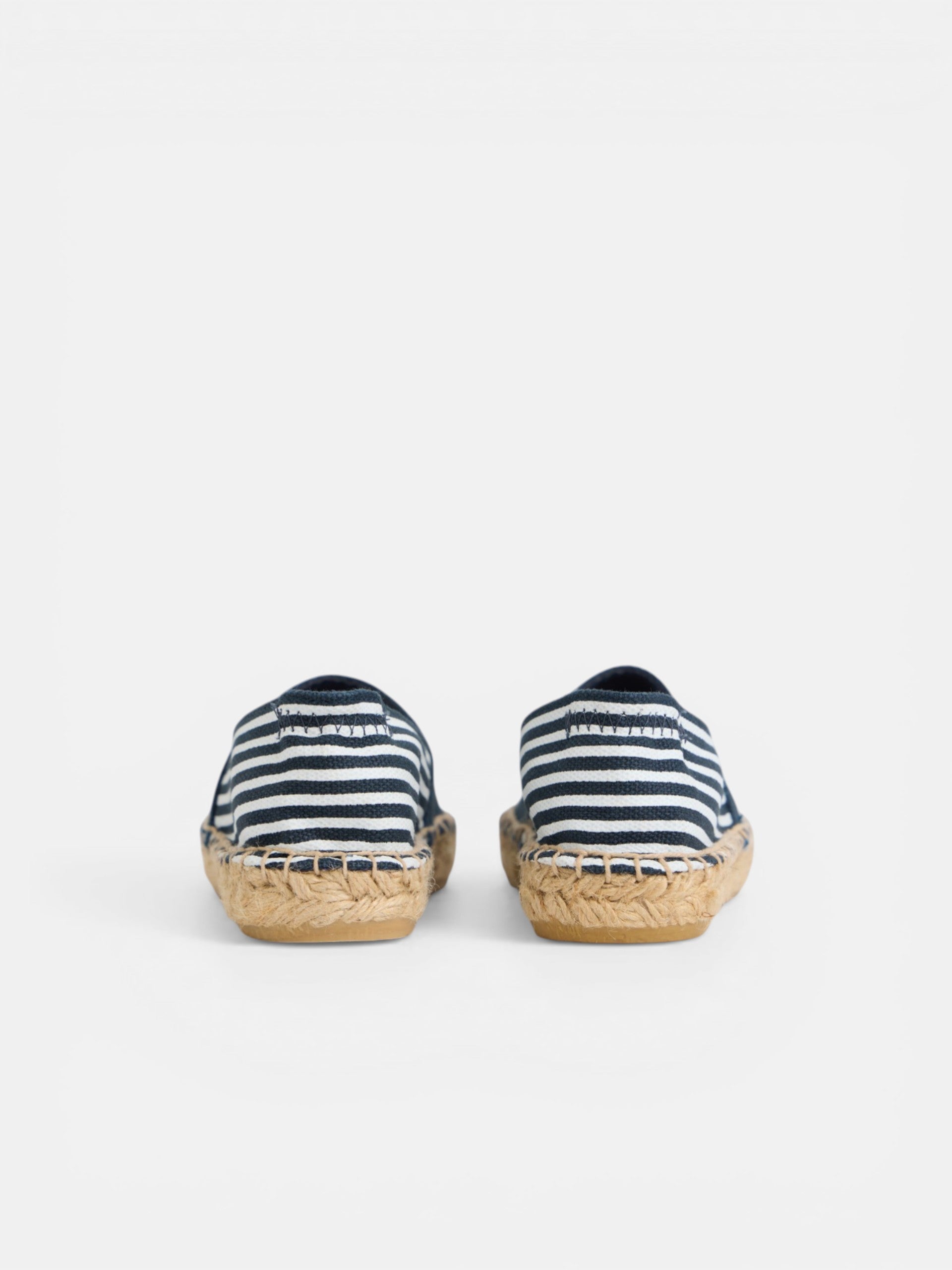 Alpargata kids raqueta rayas azul marino