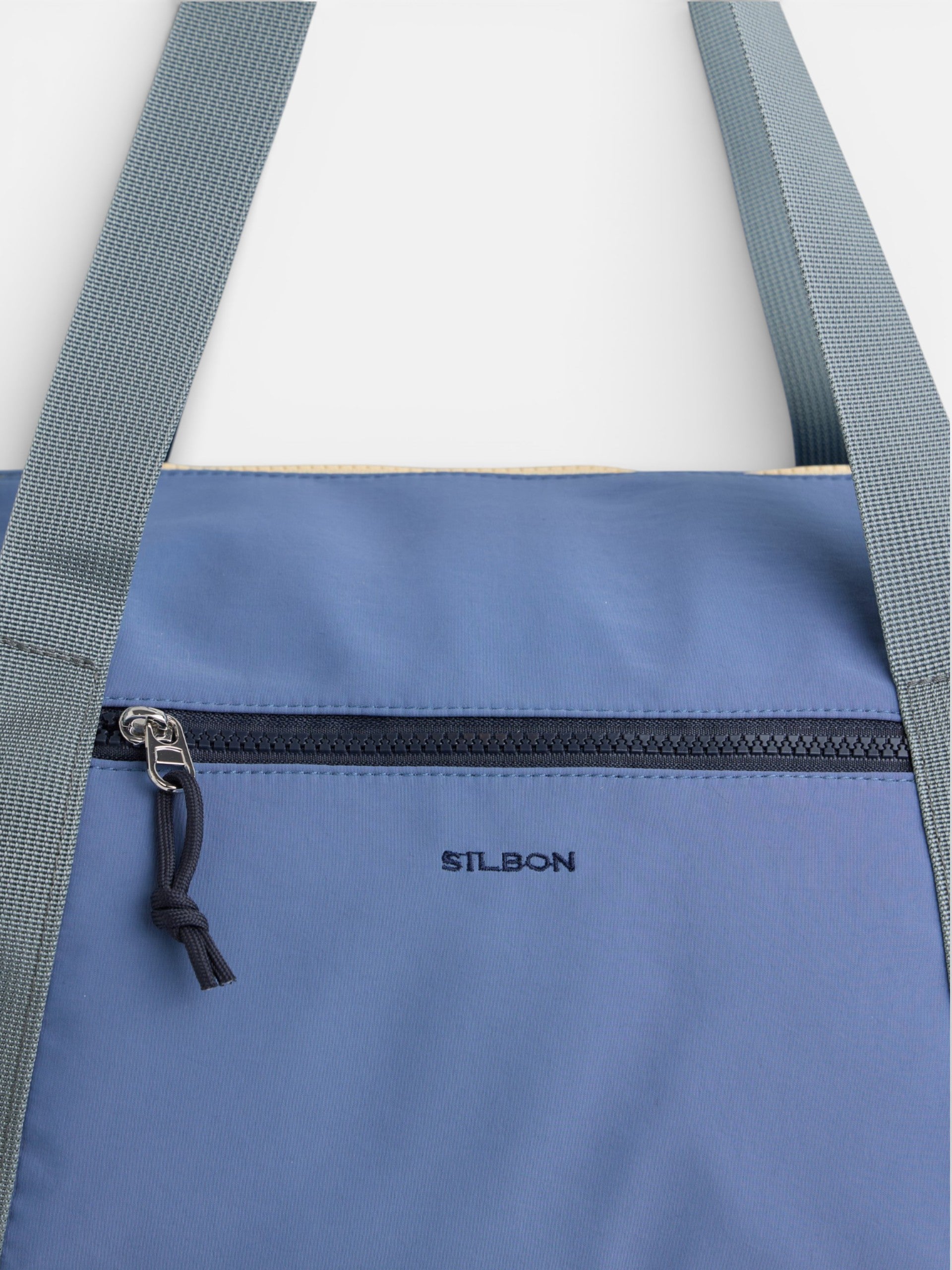 Kids bag with zipper, blue colors