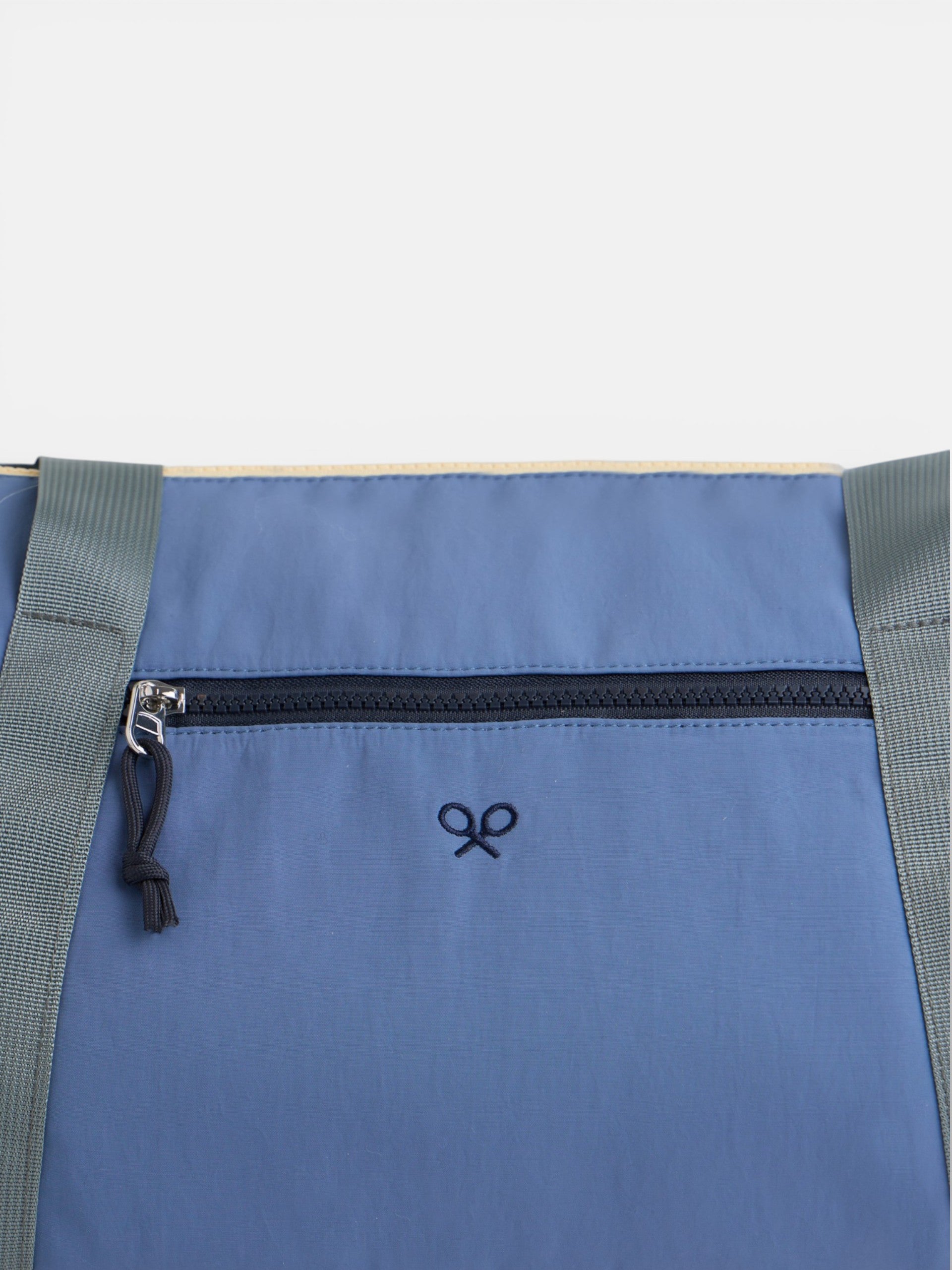 Kids bag with zipper, blue colors