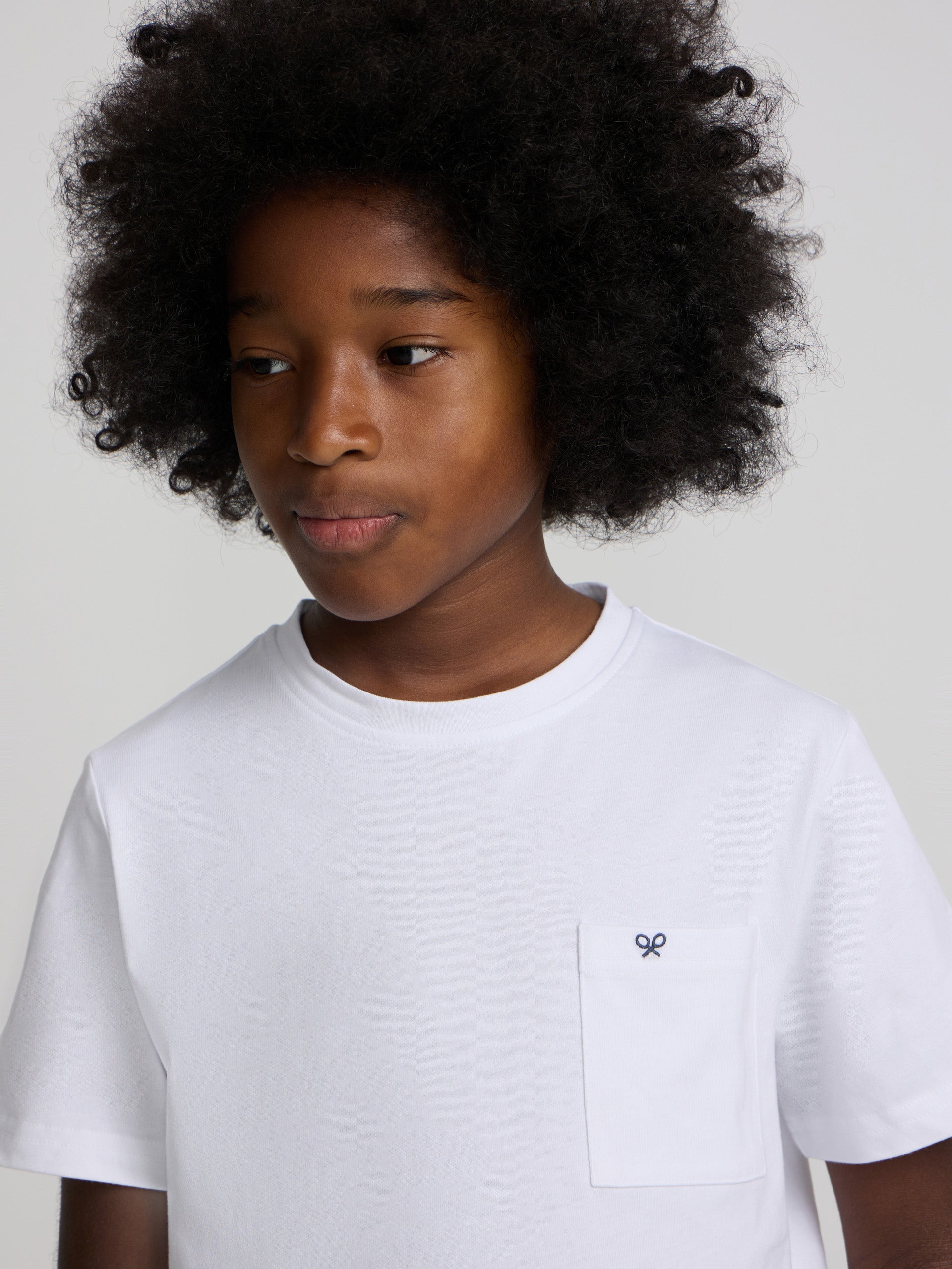 Pijama kids corto bolsillo rayas azul gris
