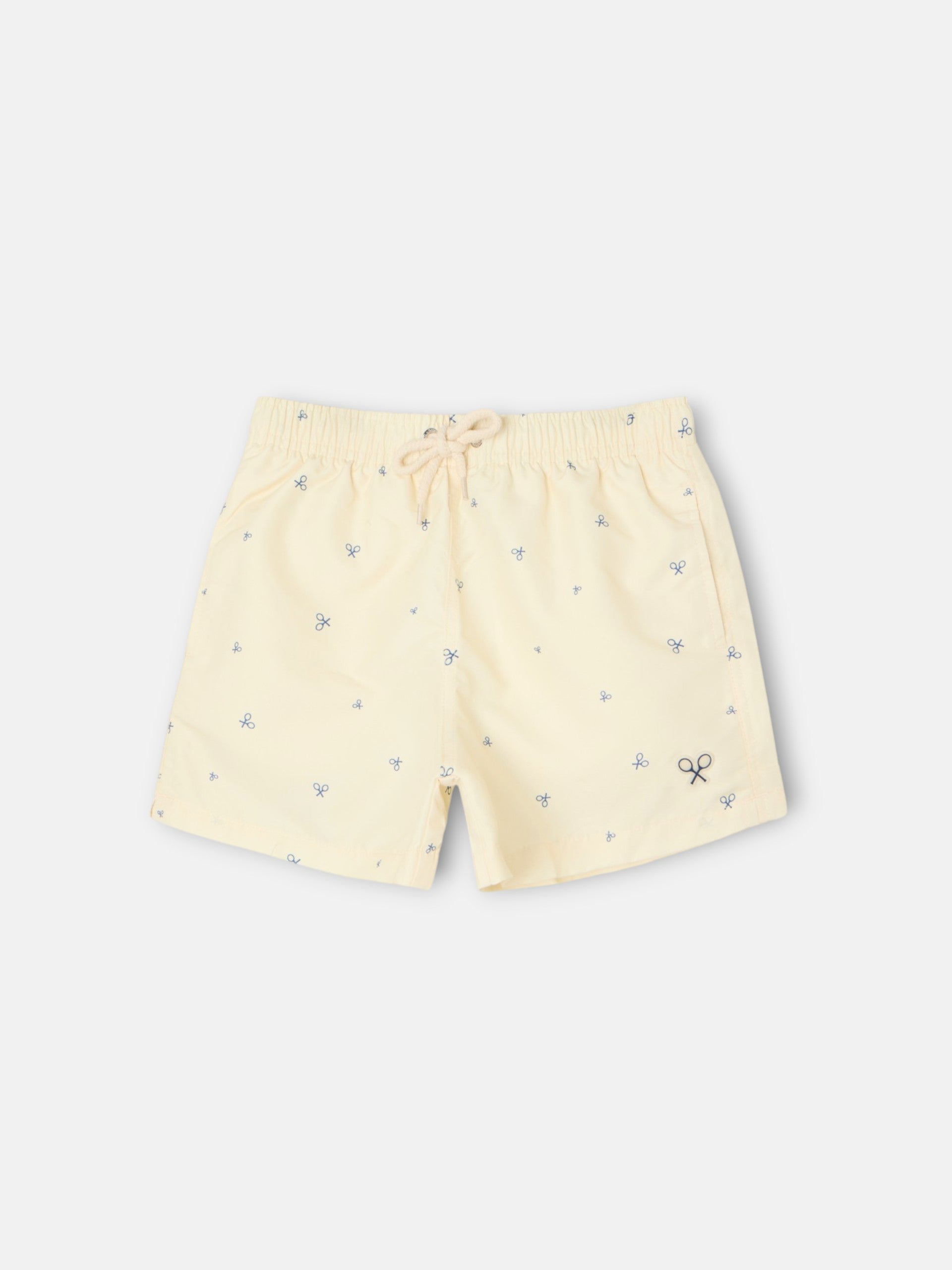 Maillot de bain enfant multiraquette jaune