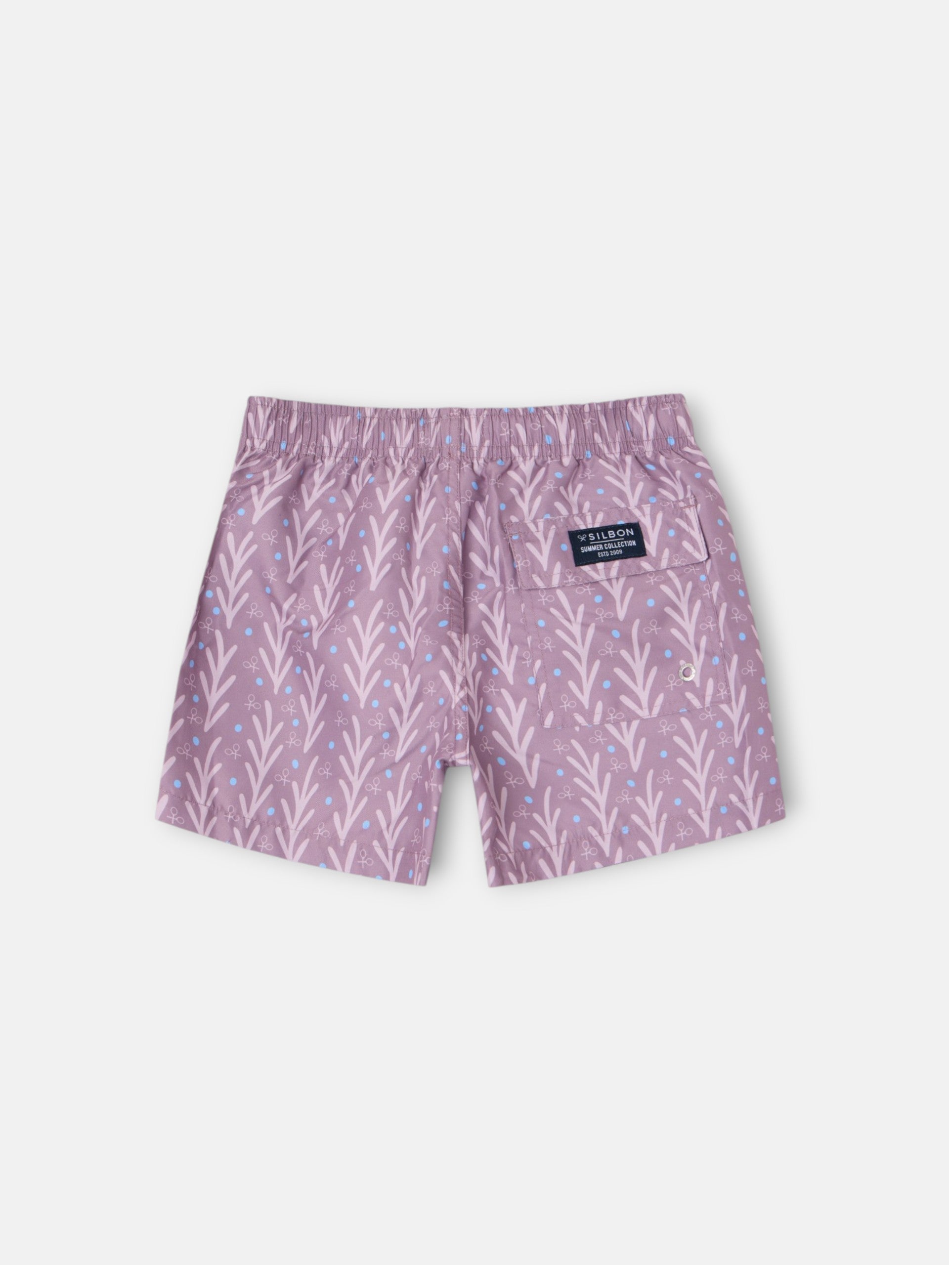 Bañador kids style puntos burdeos