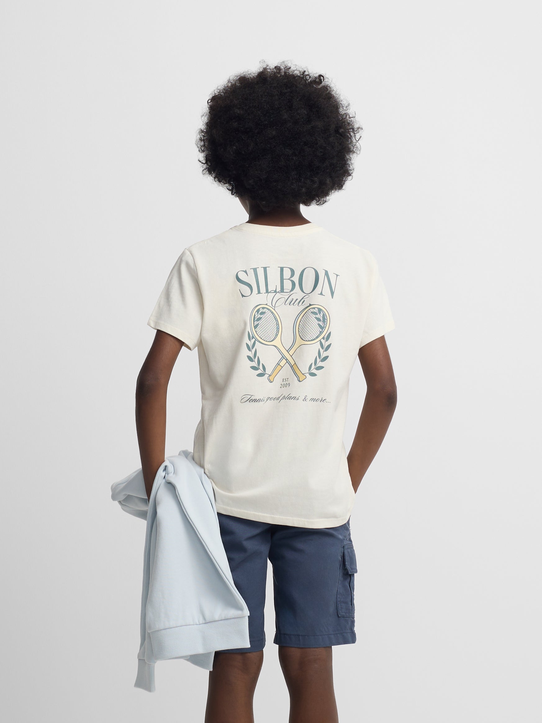 Camisola kids Silbon club creme