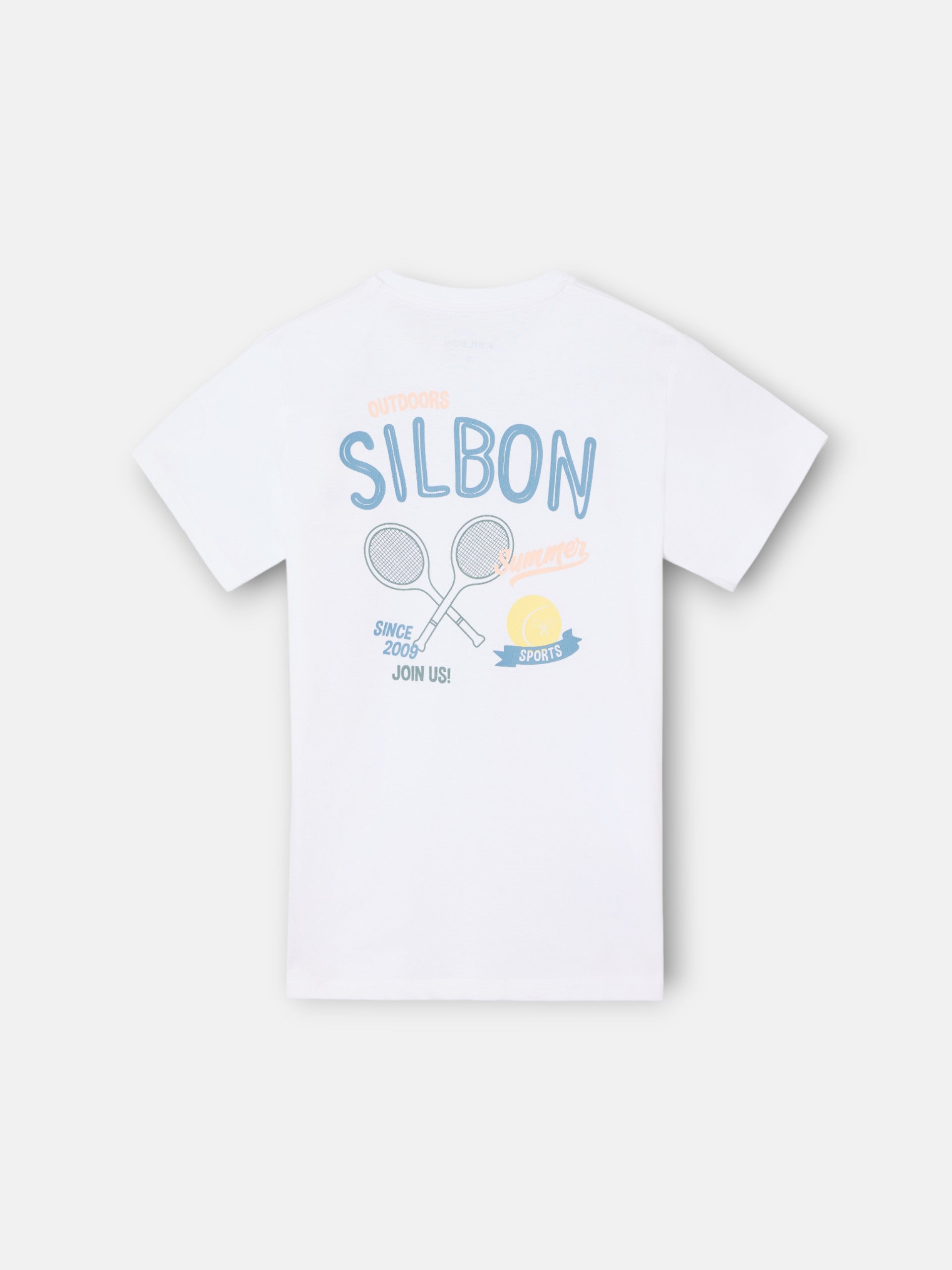 Camiseta kids summer sport blanco